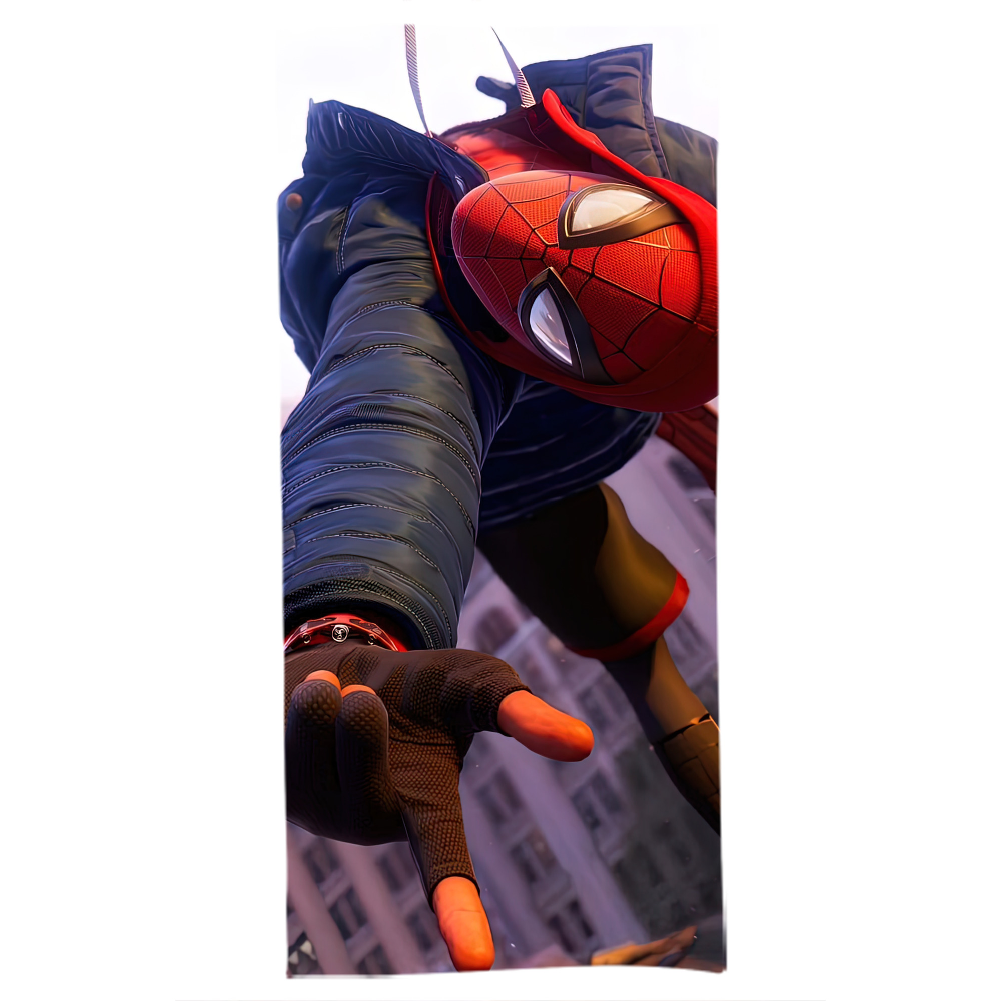（画像用） Spider Man スパイダーマン 大判バスタオル 70×140cm 吸水速乾 柔らかい肌触り