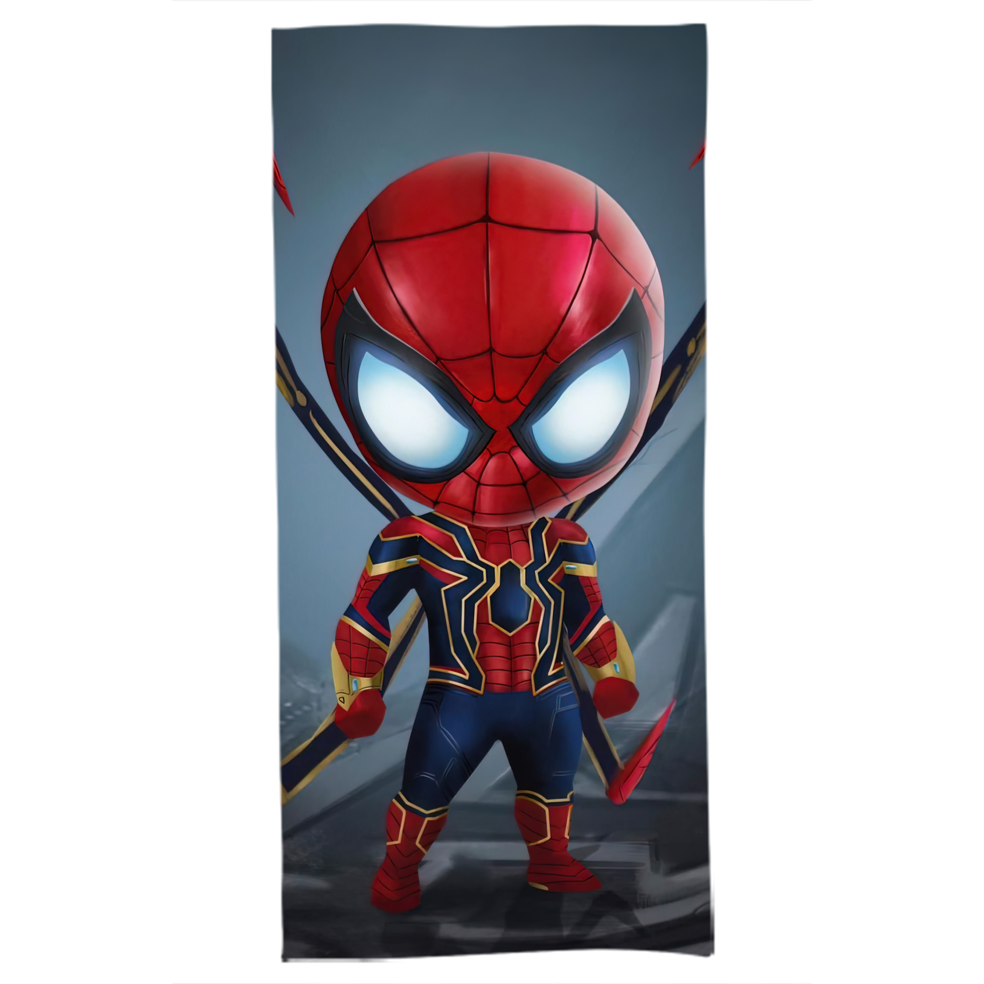 （画像用） Spider Man スパイダーマン 大判バスタオル 70×140cm 吸水速乾 柔らかい肌触り