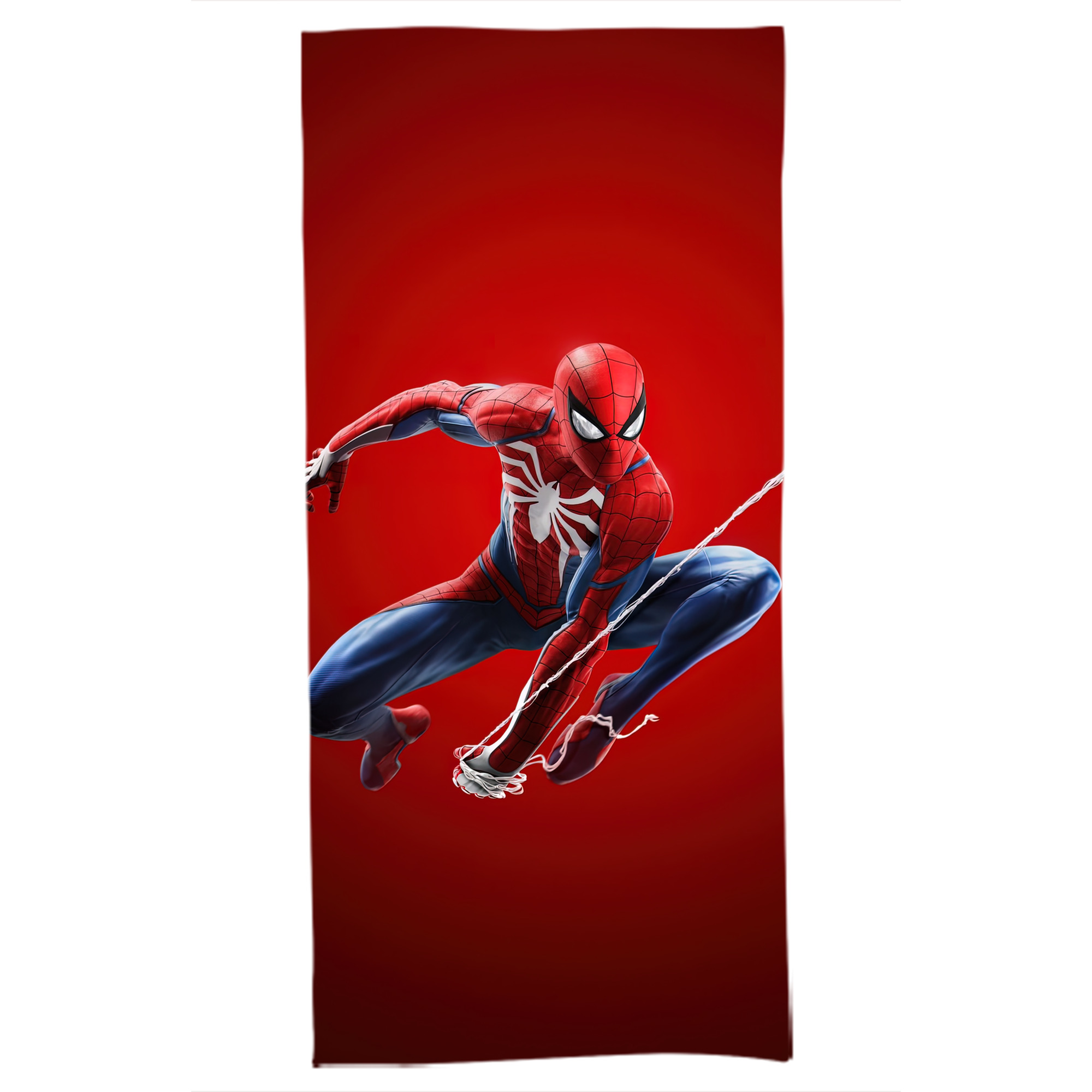 （画像用） Spider Man スパイダーマン 大判バスタオル 70×140cm 吸水速乾 柔らかい肌触り