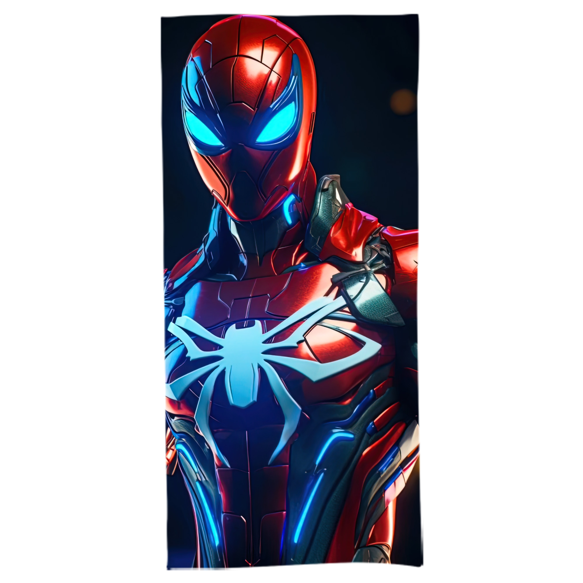 （画像用） Spider Man スパイダーマン 大判バスタオル 70×140cm 吸水速乾 柔らかい肌触り