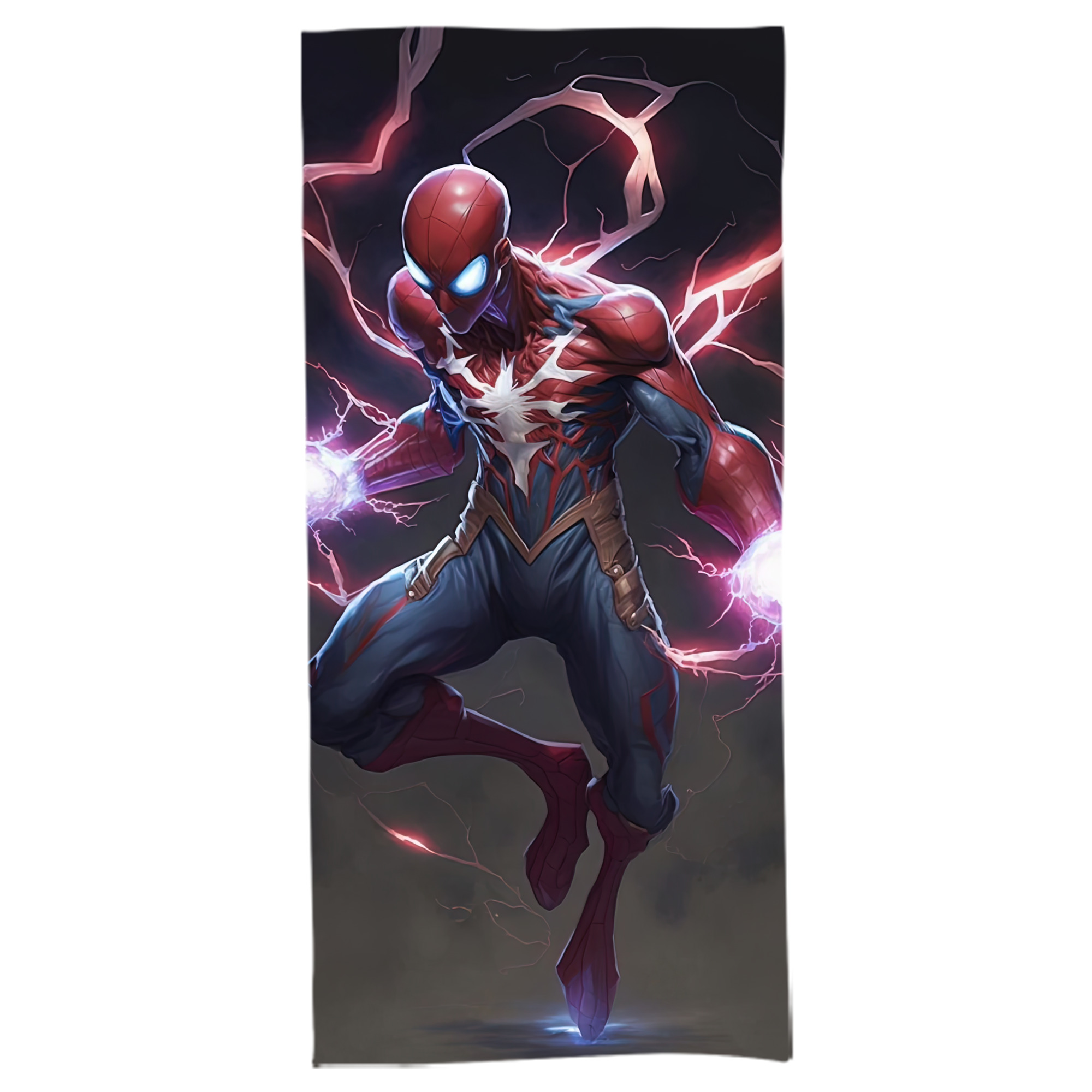 （画像用） Spider Man スパイダーマン 大判バスタオル 70×140cm 吸水速乾 柔らかい肌触り