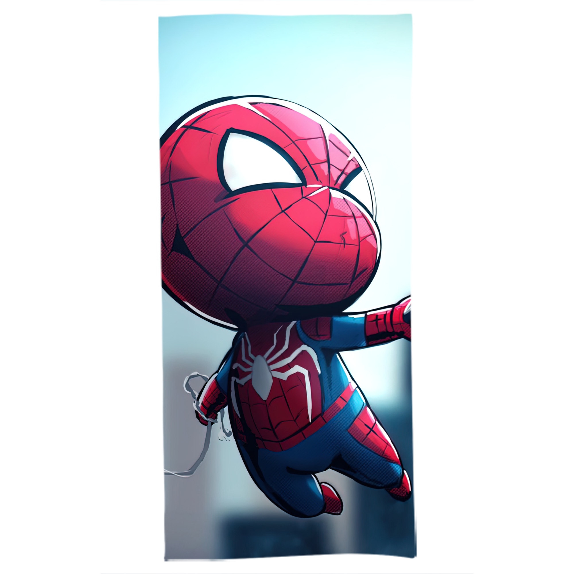 （画像用） Spider Man スパイダーマン 大判バスタオル 70×140cm 吸水速乾 柔らかい肌触り