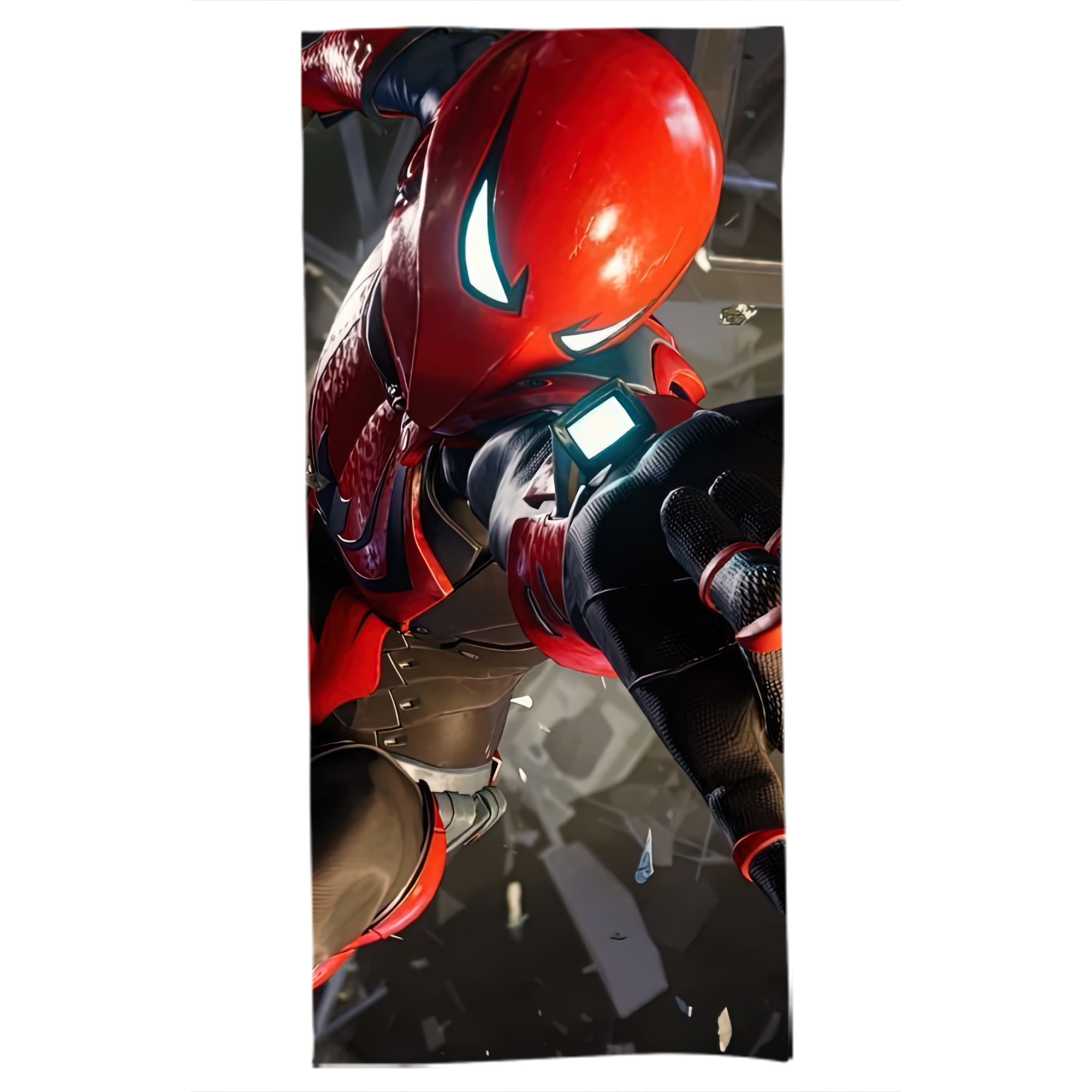 （画像用） Spider Man スパイダーマン 大判バスタオル 70×140cm 吸水速乾 柔らかい肌触り