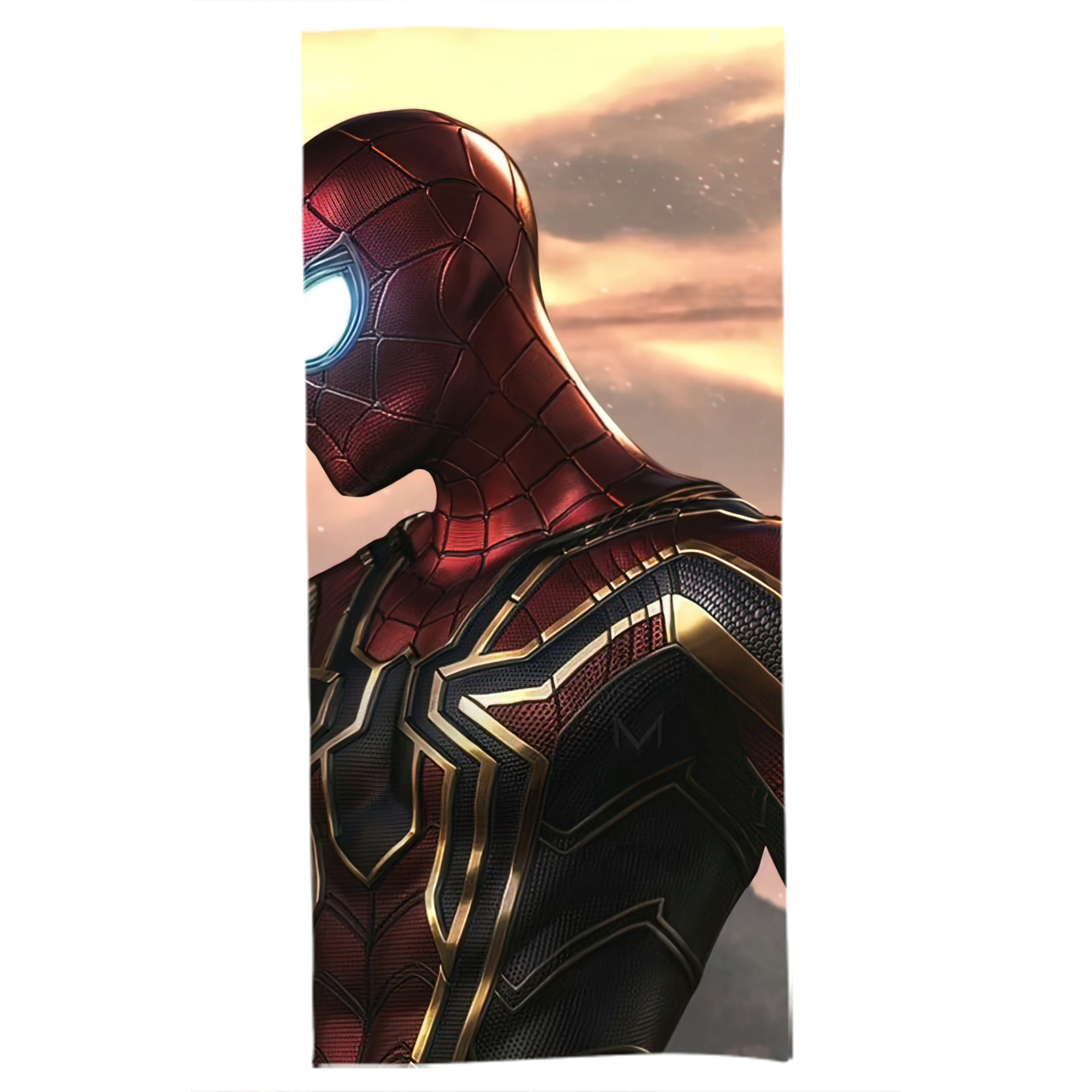 （画像用） Spider Man スパイダーマン 大判バスタオル 70×140cm 吸水速乾 柔らかい肌触り
