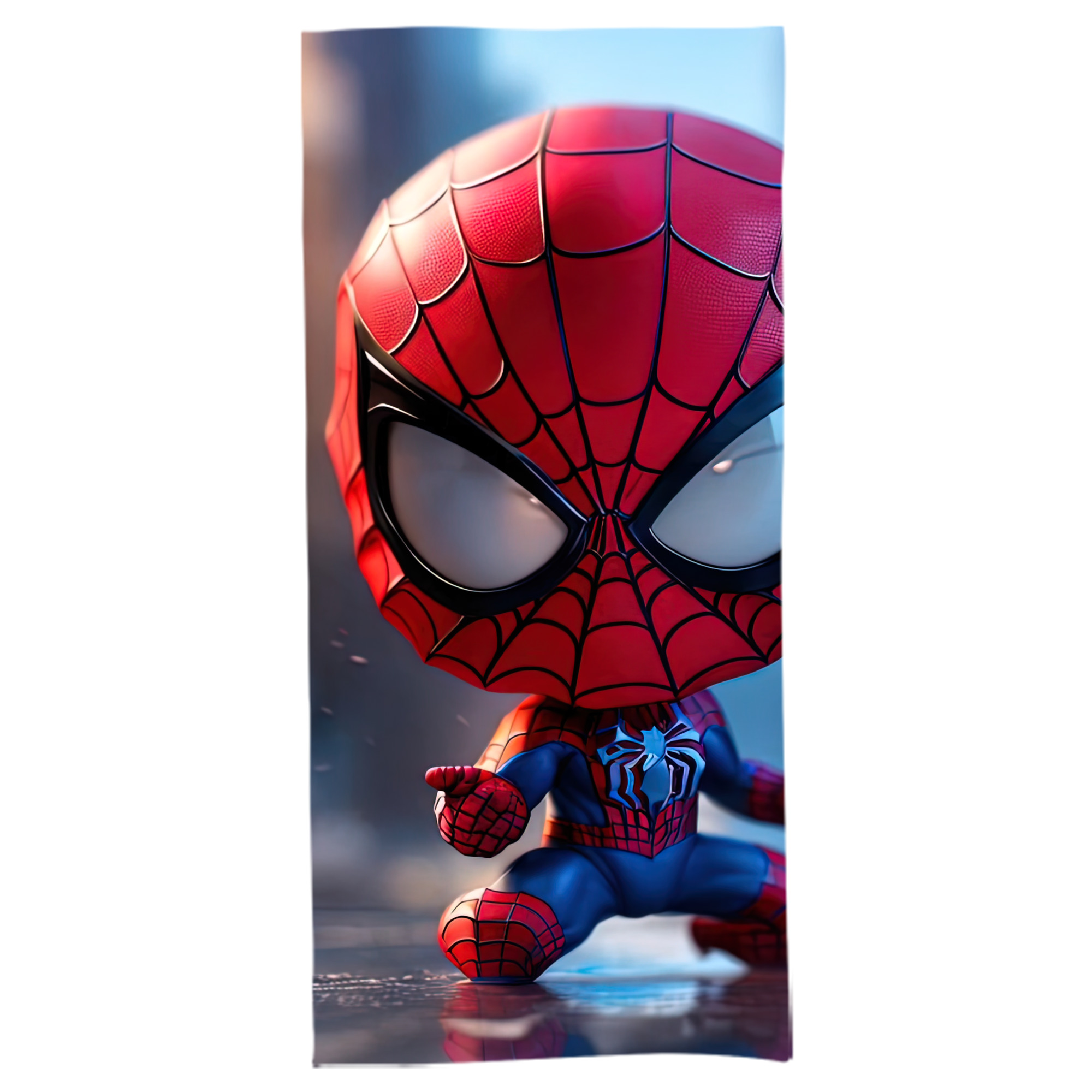（画像用） Spider Man スパイダーマン 大判バスタオル 70×140cm 吸水速乾 柔らかい肌触り