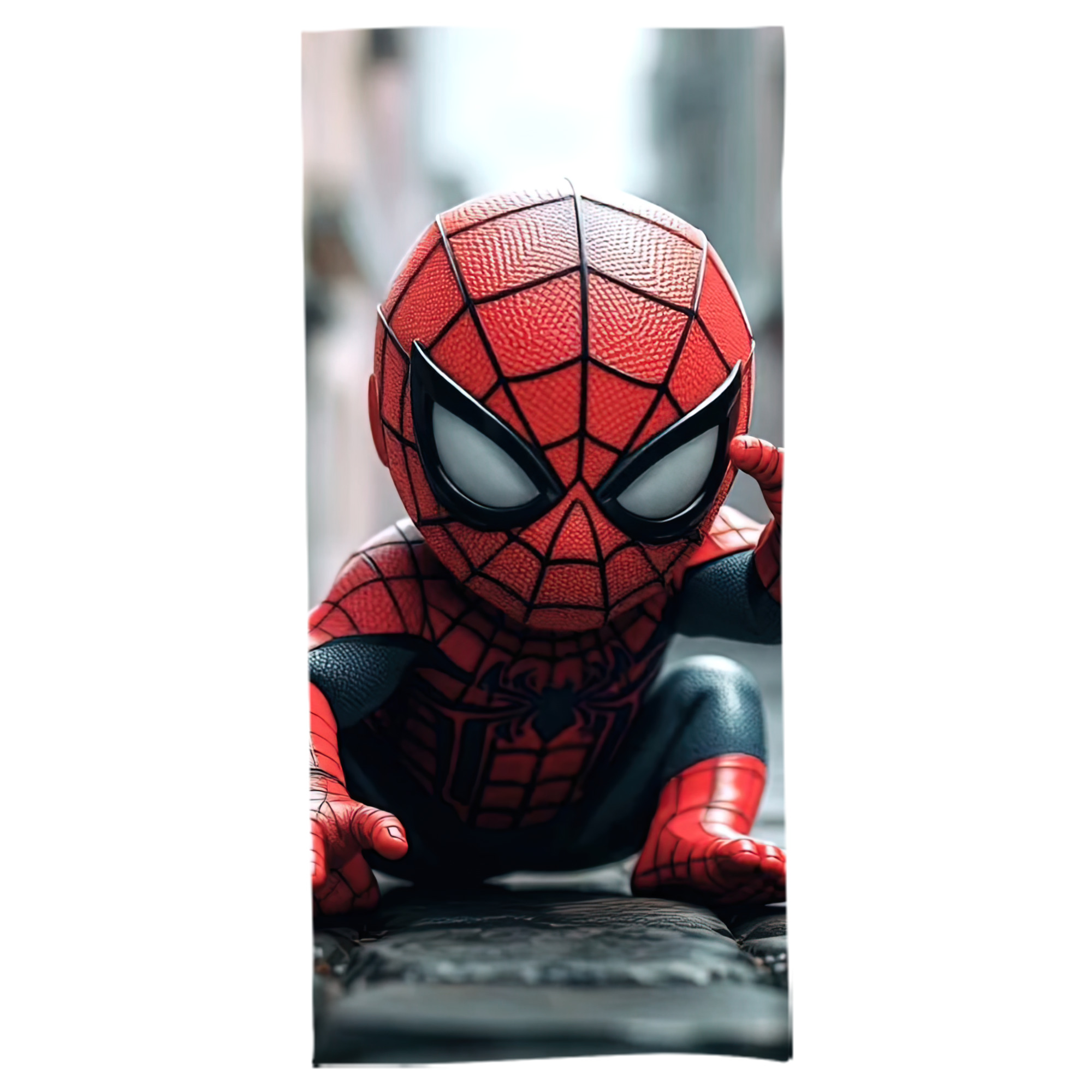 （画像用） Spider Man スパイダーマン 大判バスタオル 70×140cm 吸水速乾 柔らかい肌触り