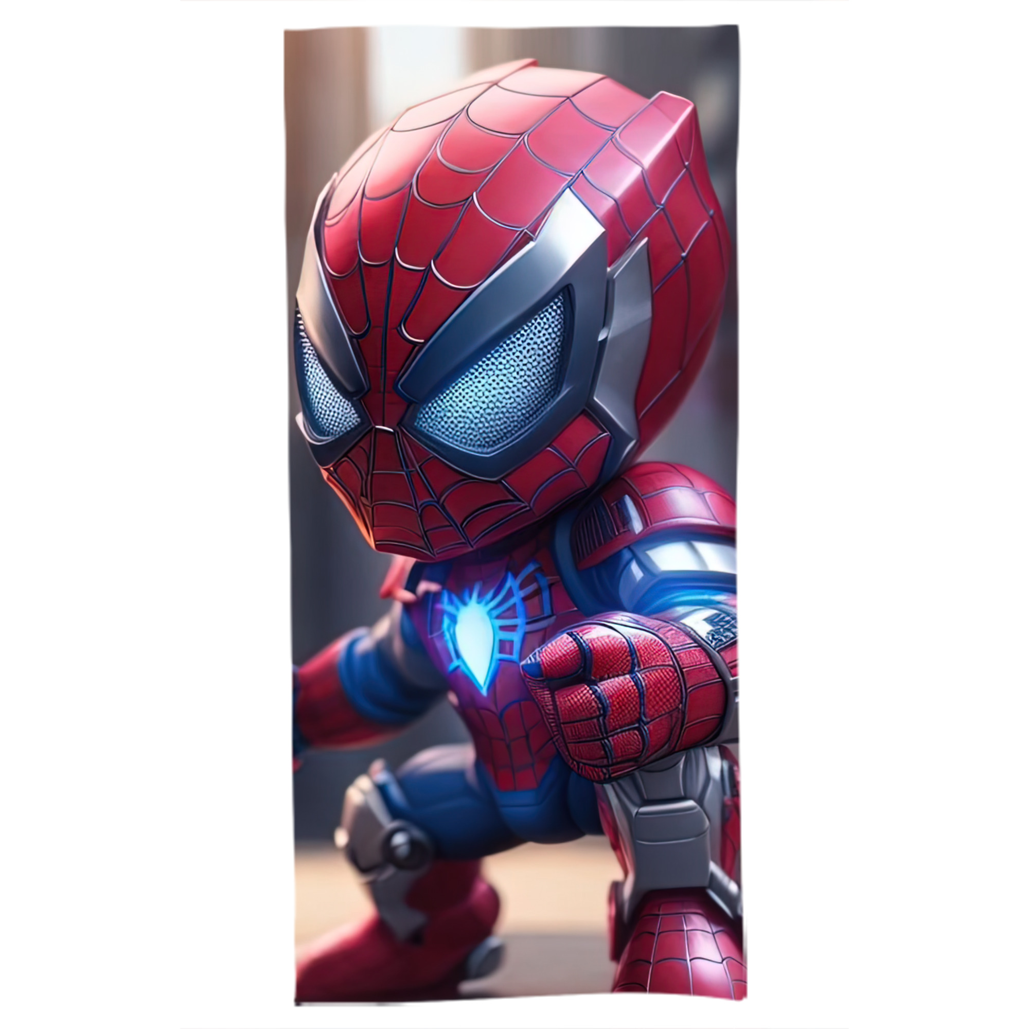 （画像用） Spider Man スパイダーマン 大判バスタオル 70×140cm 吸水速乾 柔らかい肌触り
