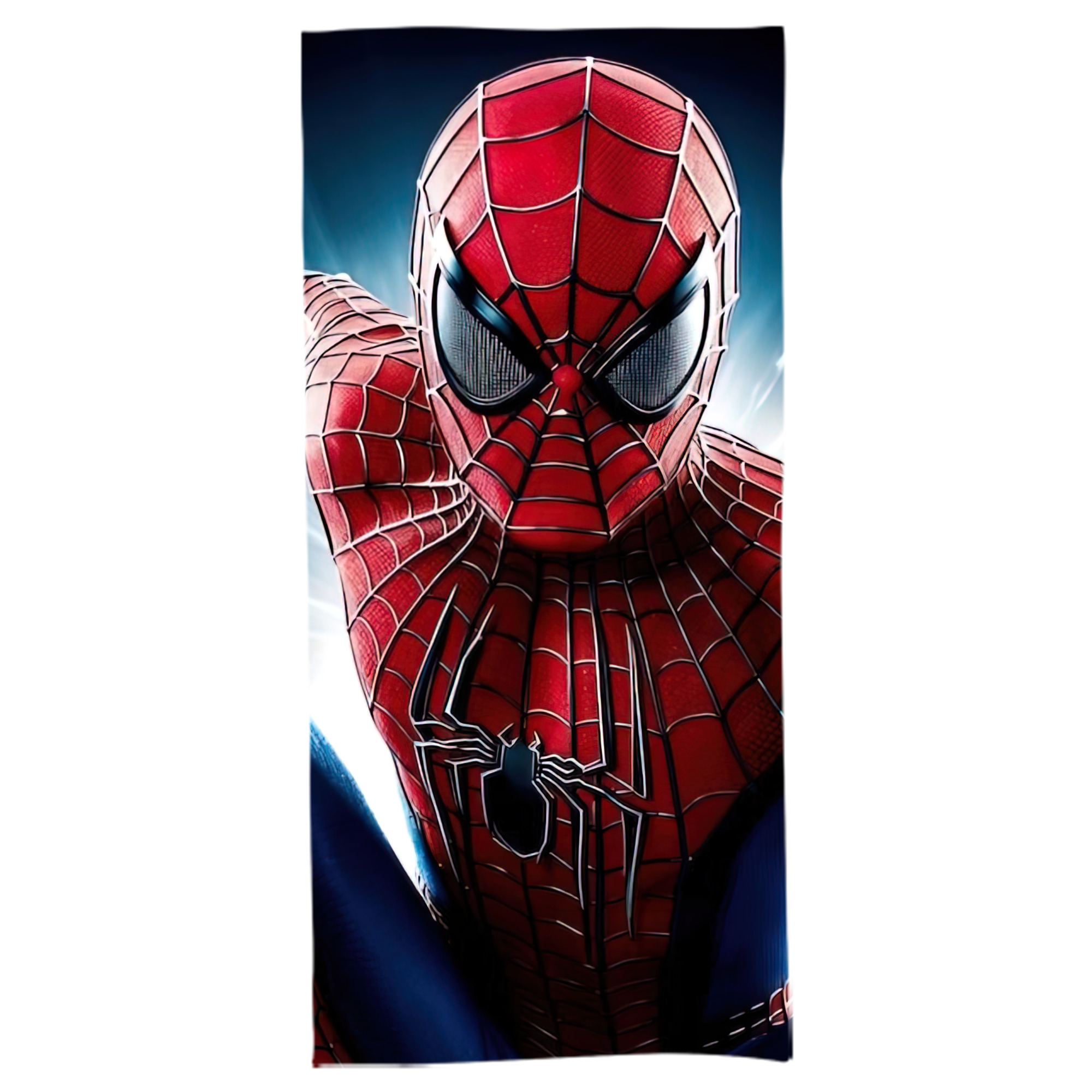 （画像用） Spider Man スパイダーマン 大判バスタオル 70×140cm 吸水速乾 柔らかい肌触り