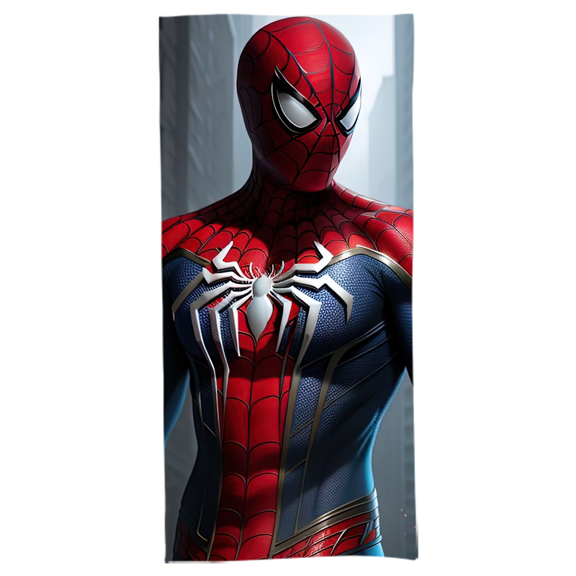 （画像用） Spider Man スパイダーマン 大判バスタオル 70×140cm 吸水速乾 柔らかい肌触り