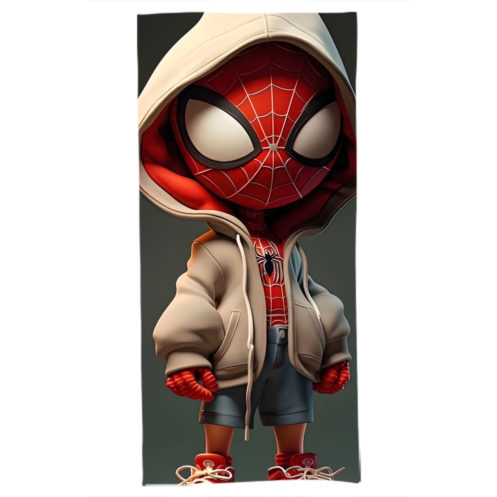 （画像用） Spider Man スパイダーマン 大判バスタオル 70×140cm 吸水速乾 柔らかい肌触り