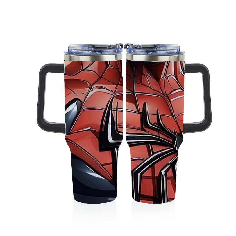 Spider Man スパイダーマン 1200ｍLフルプリント車用タンブラー