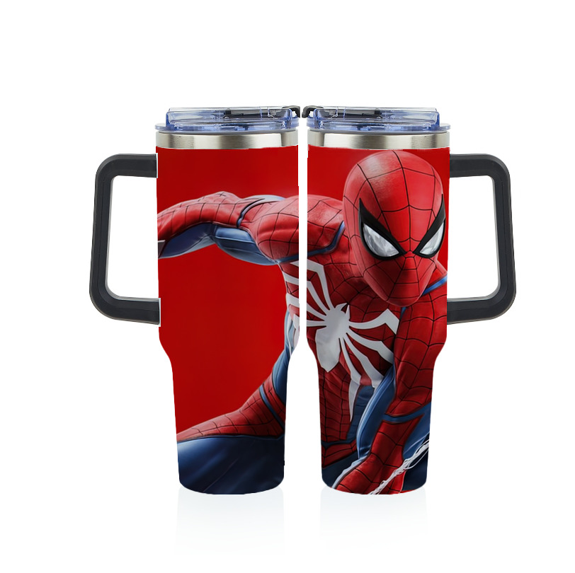 Spider Man スパイダーマン 1200ｍLフルプリント車用タンブラー