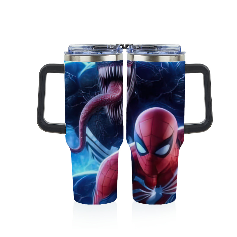Spider Man スパイダーマン 1200ｍLフルプリント車用タンブラー