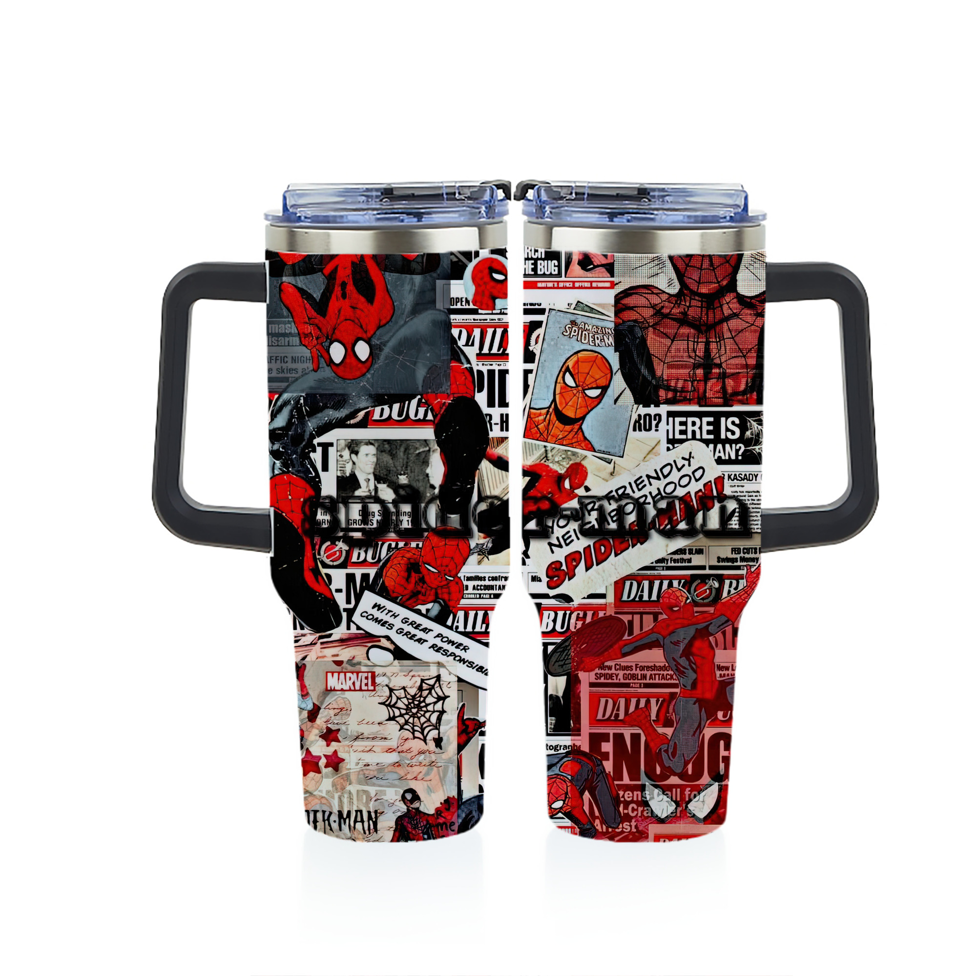（画像用） Spider Man スパイダーマン 1200ｍLフルプリント車用タンブラー