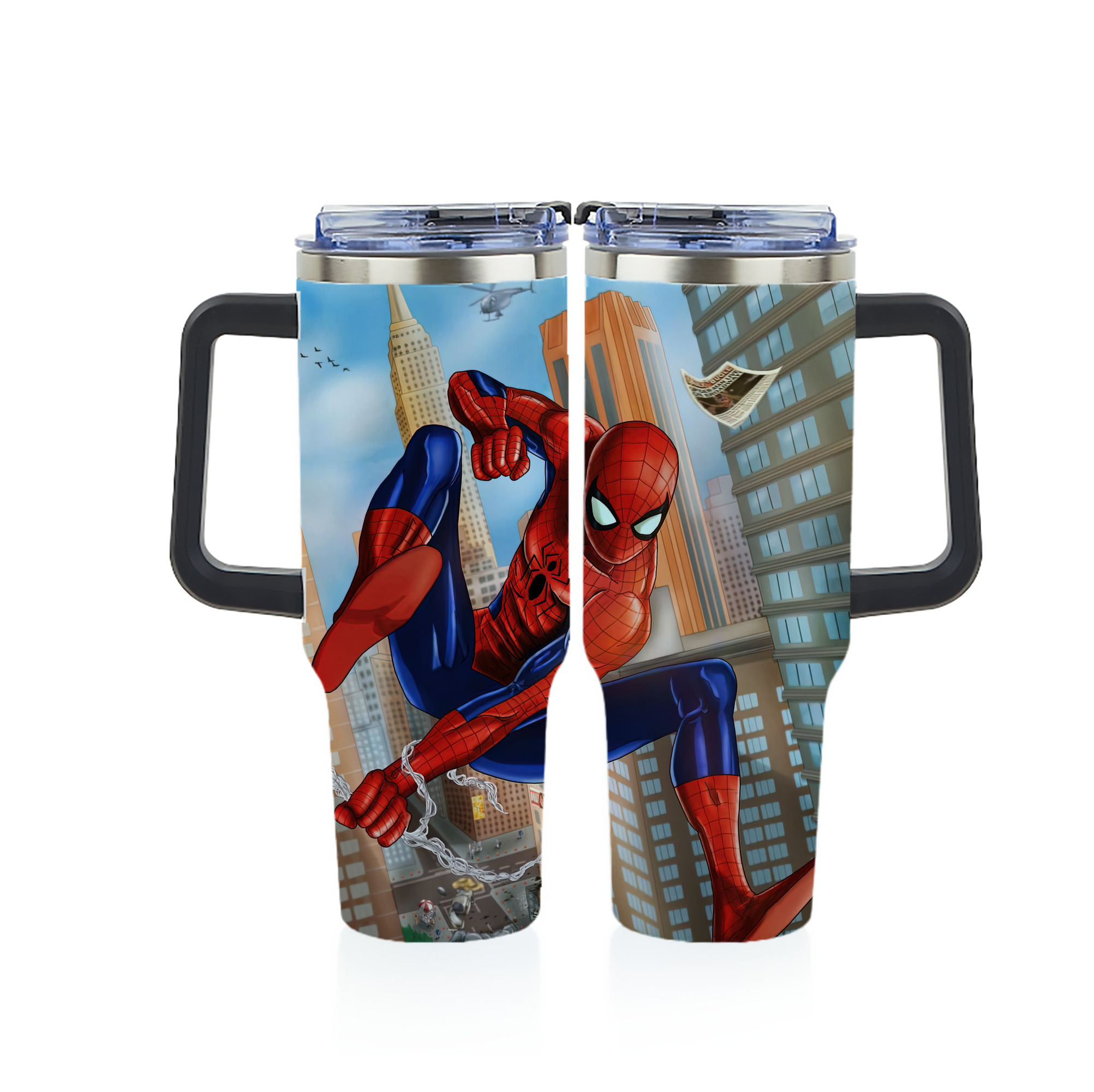 （画像用） Spider Man スパイダーマン 1200ｍLフルプリント車用タンブラー