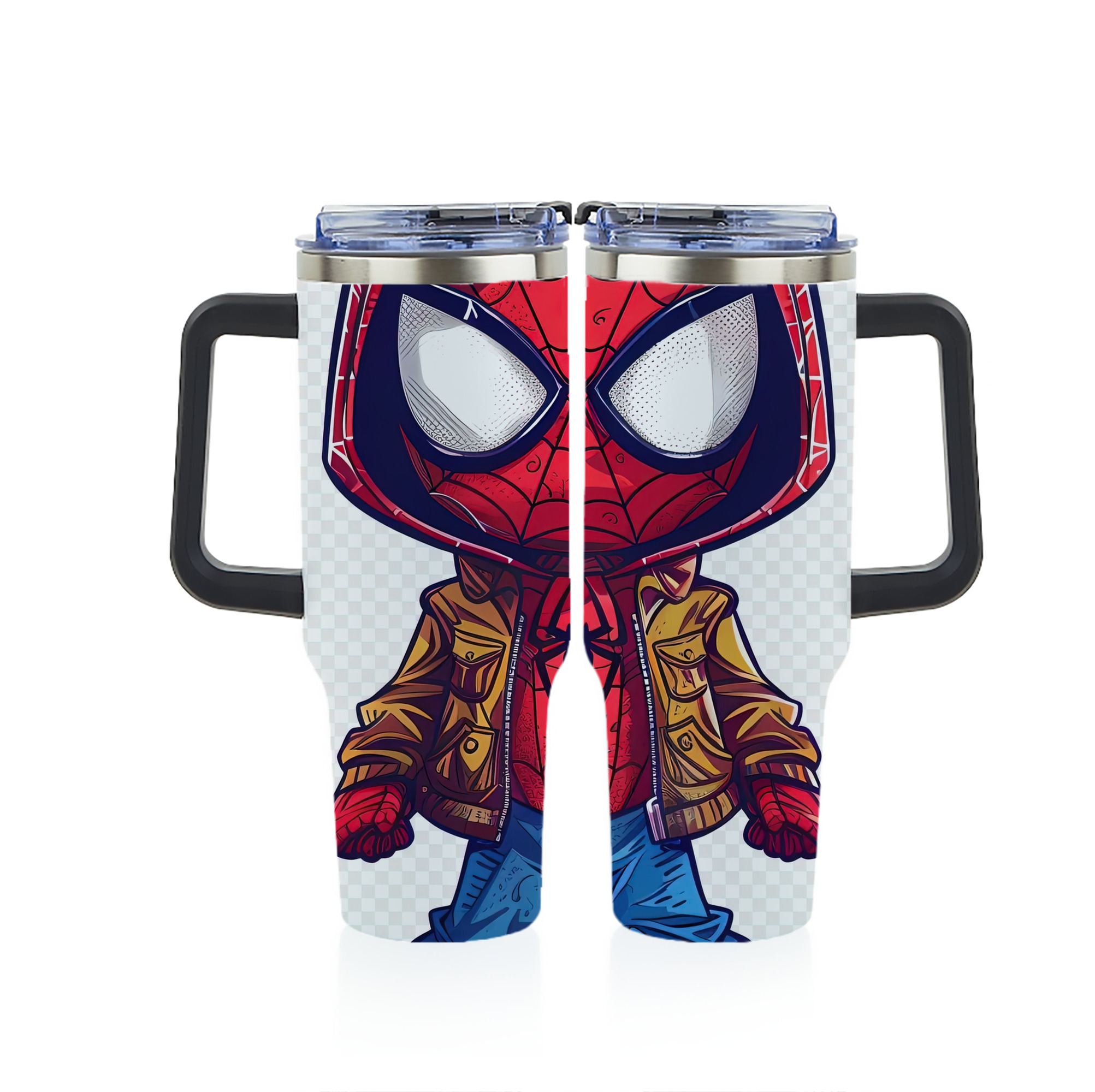 （画像用） Spider Man スパイダーマン 1200ｍLフルプリント車用タンブラー