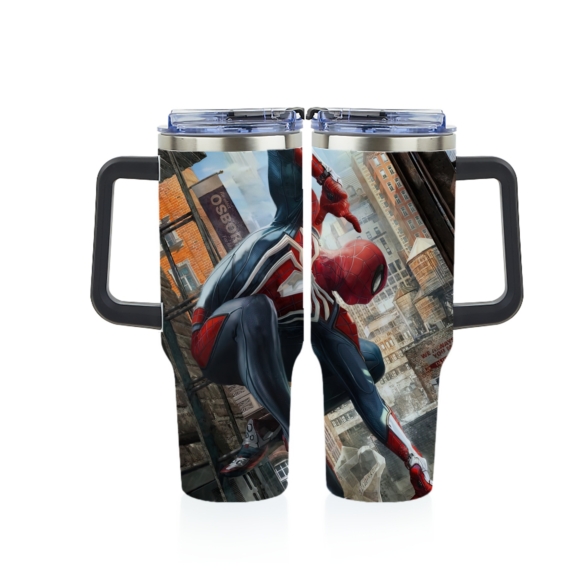 （画像用） Spider Man スパイダーマン 1200ｍLフルプリント車用タンブラー