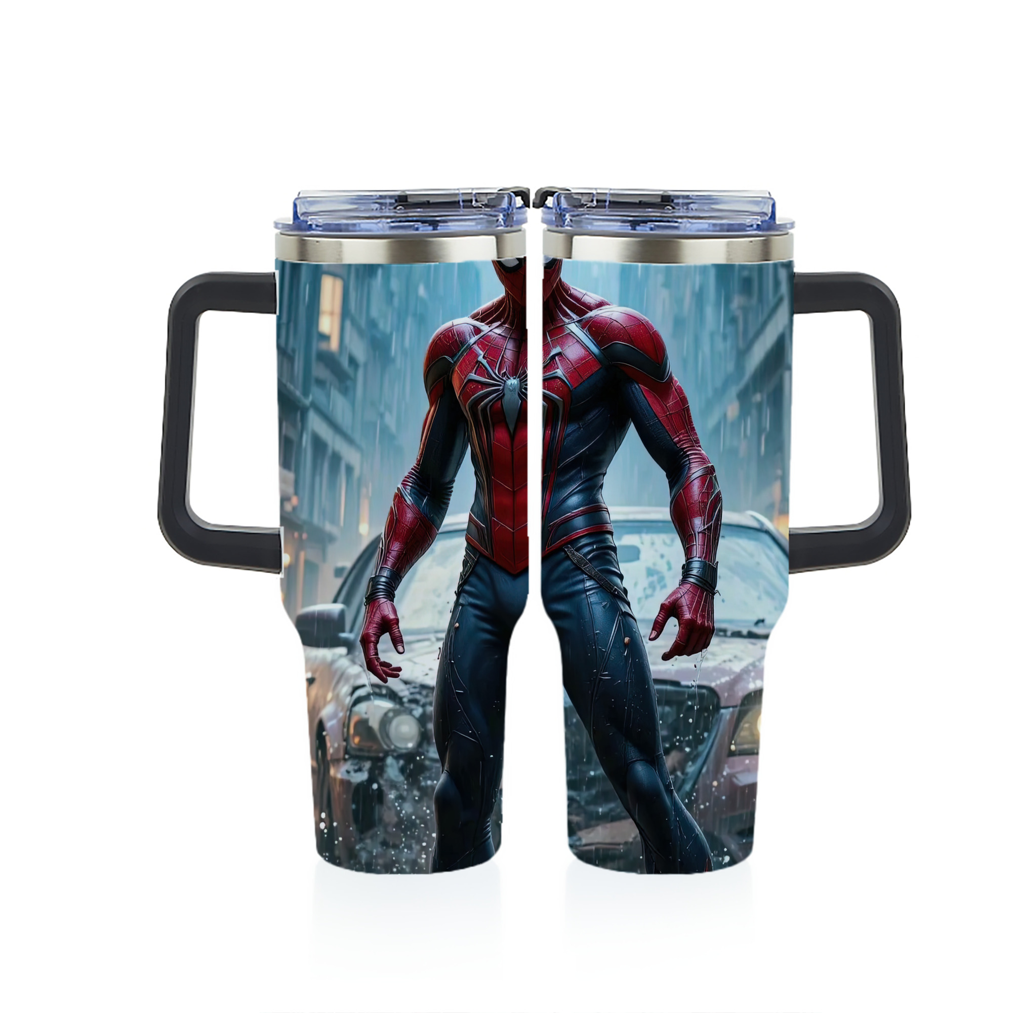 （画像用） Spider Man スパイダーマン 1200ｍLフルプリント車用タンブラー