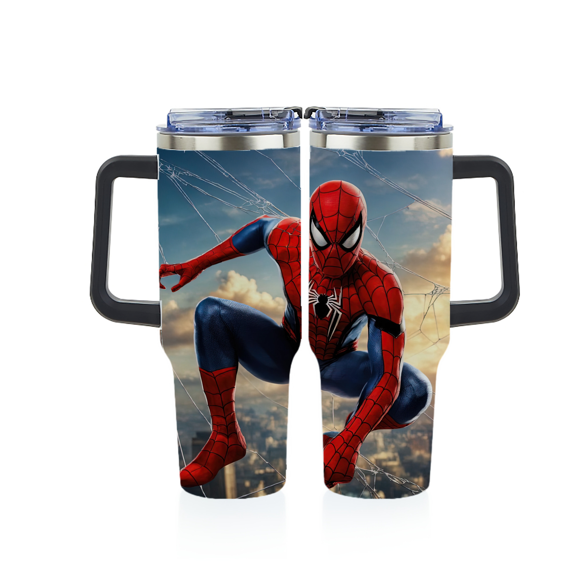 （画像用） Spider Man スパイダーマン 1200ｍLフルプリント車用タンブラー