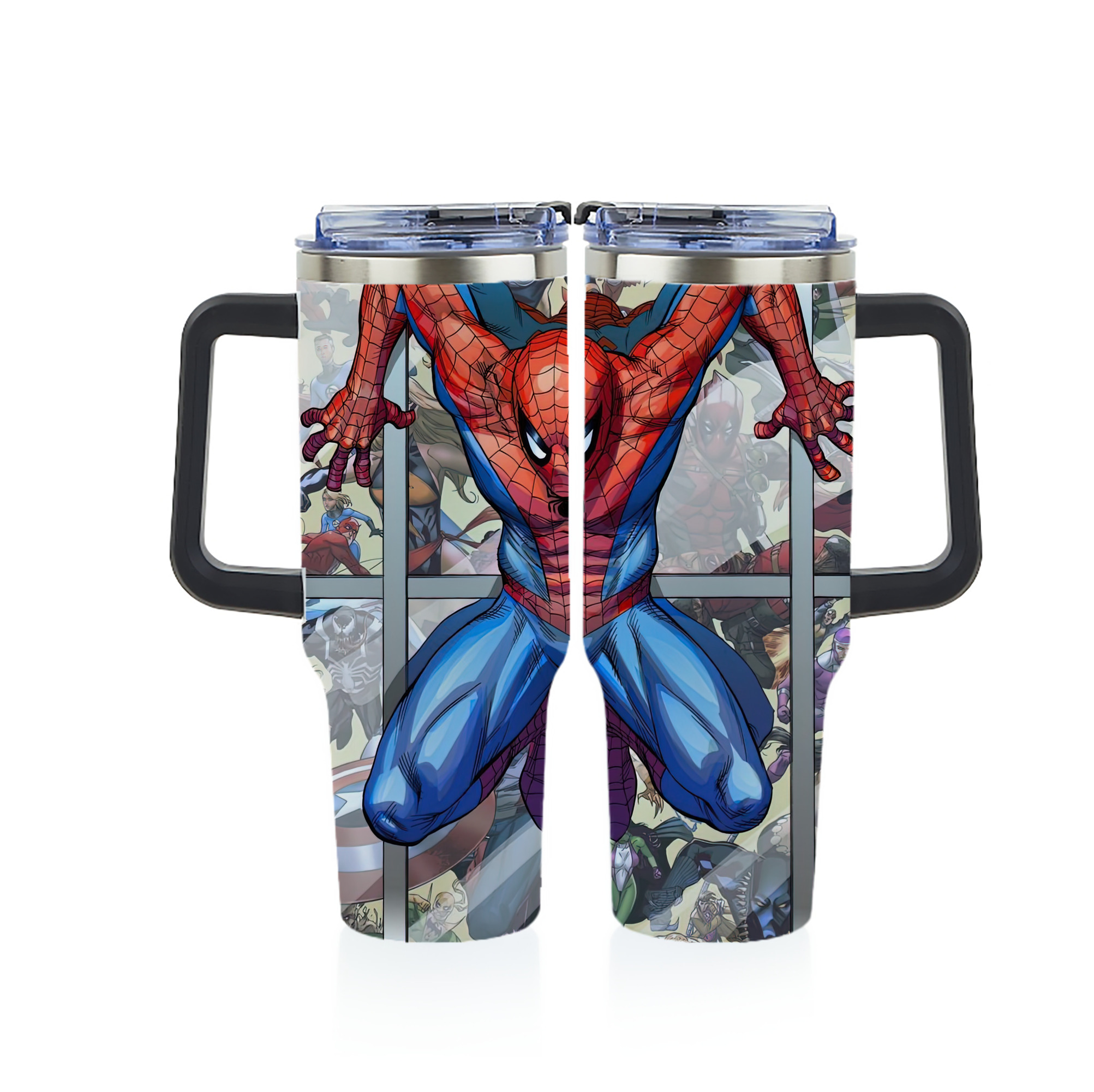 （画像用） Spider Man スパイダーマン 1200ｍLフルプリント車用タンブラー