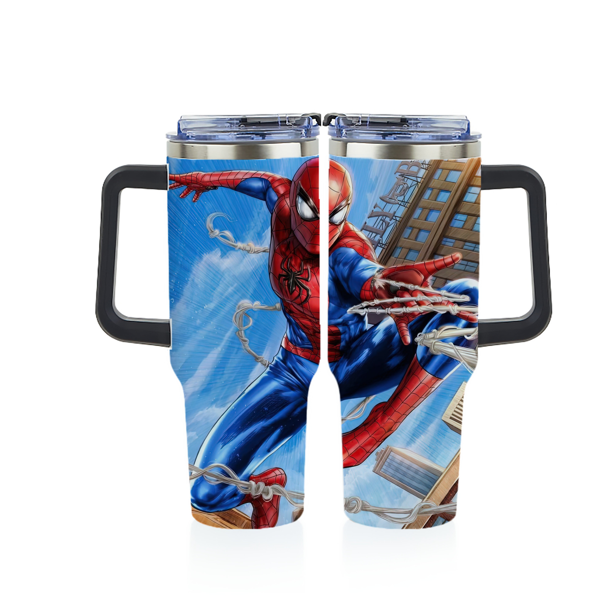 （画像用） Spider Man スパイダーマン 1200ｍLフルプリント車用タンブラー