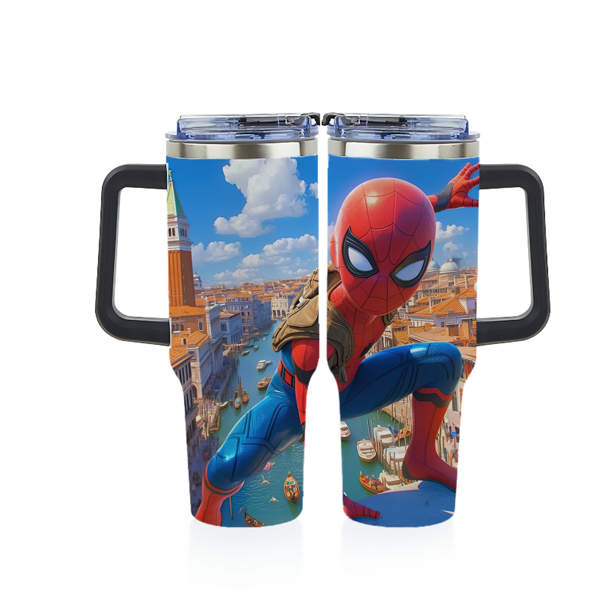 （画像用） Spider Man スパイダーマン 1200ｍLフルプリント車用タンブラー
