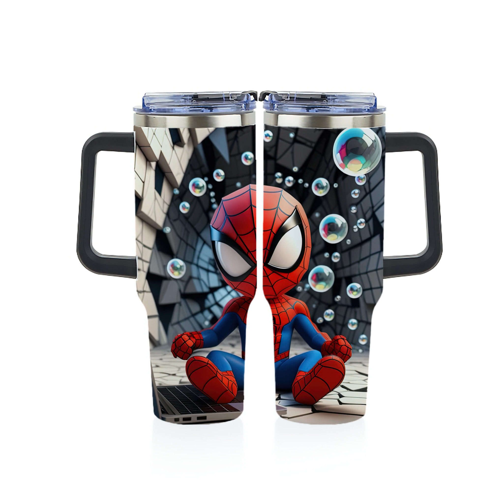 （画像用） Spider Man スパイダーマン 1200ｍLフルプリント車用タンブラー