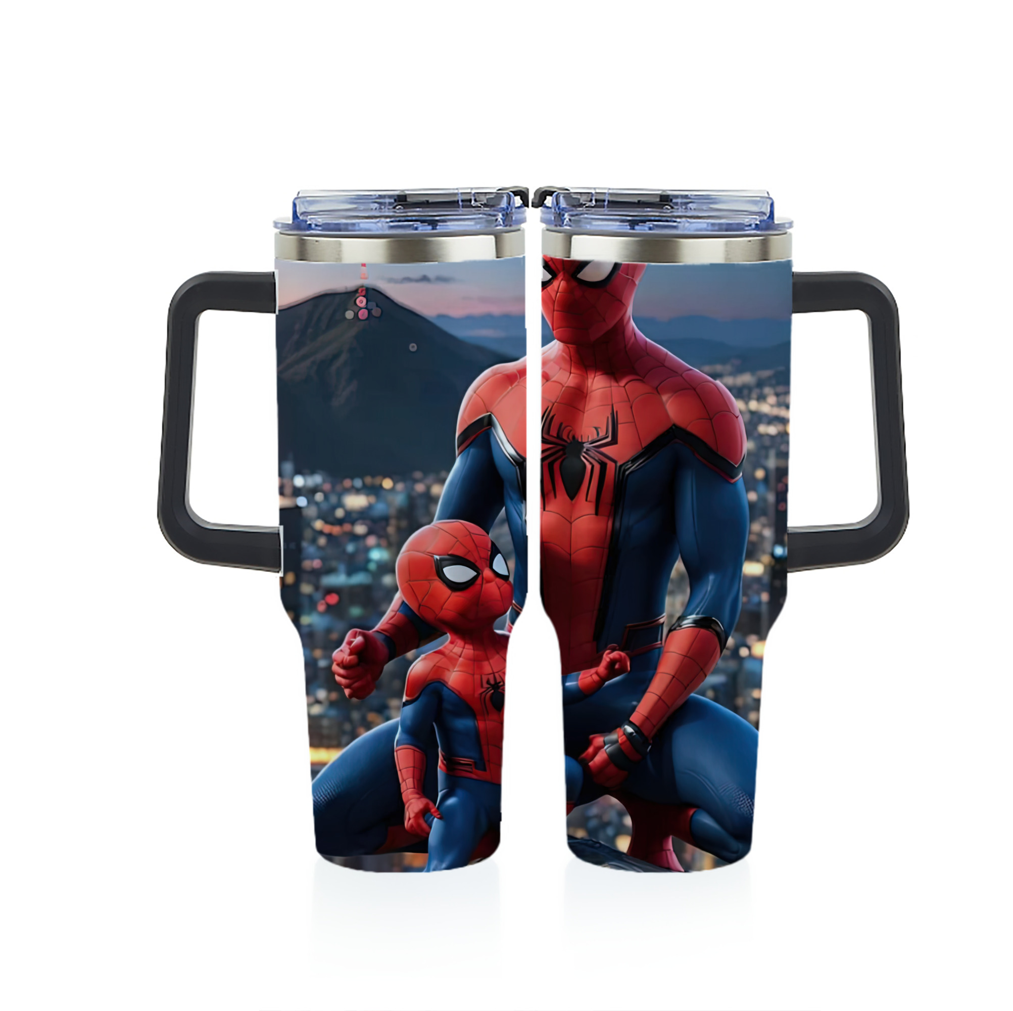 （画像用） Spider Man スパイダーマン 1200ｍLフルプリント車用タンブラー