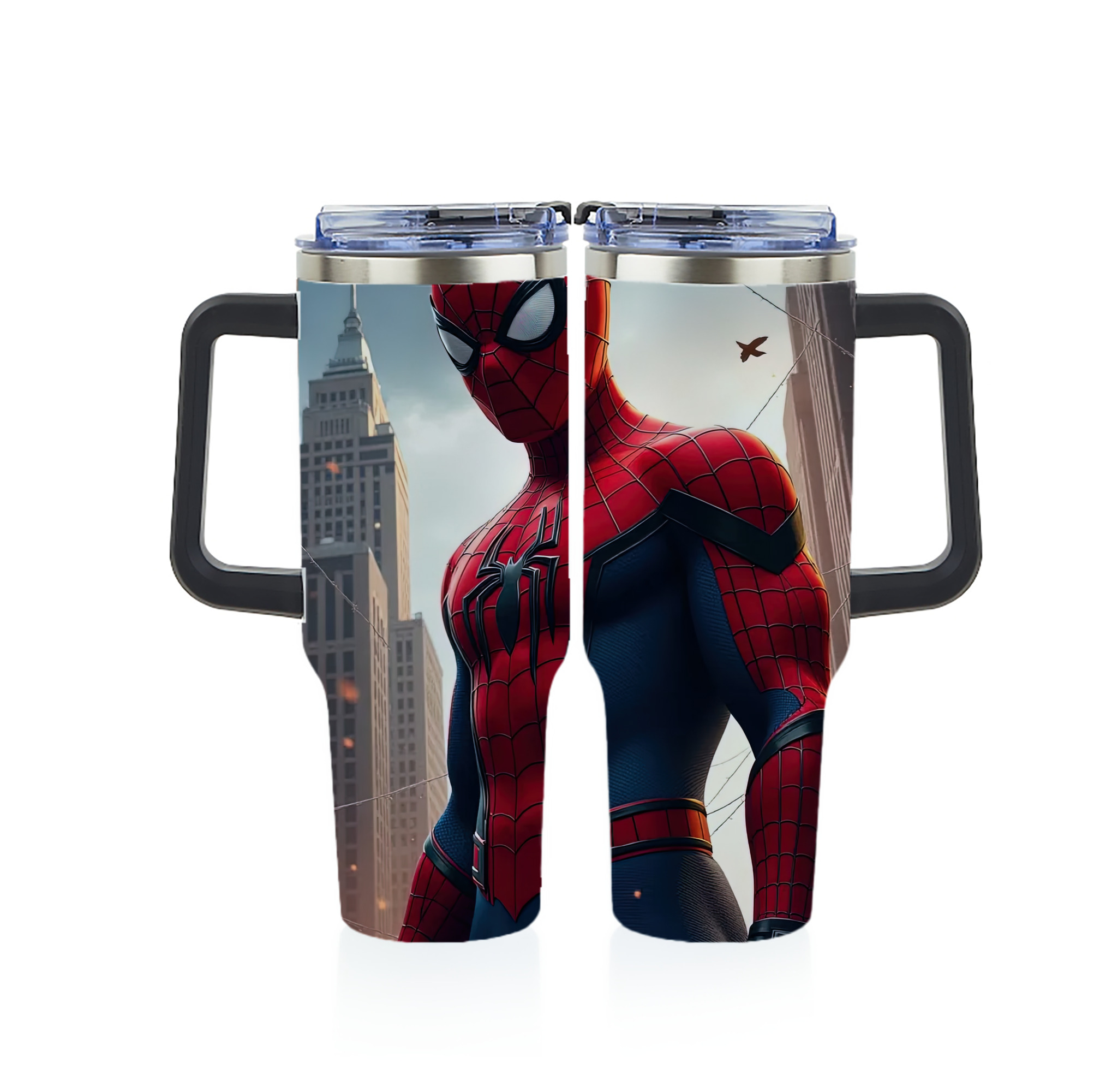 （画像用） Spider Man スパイダーマン 1200ｍLフルプリント車用タンブラー
