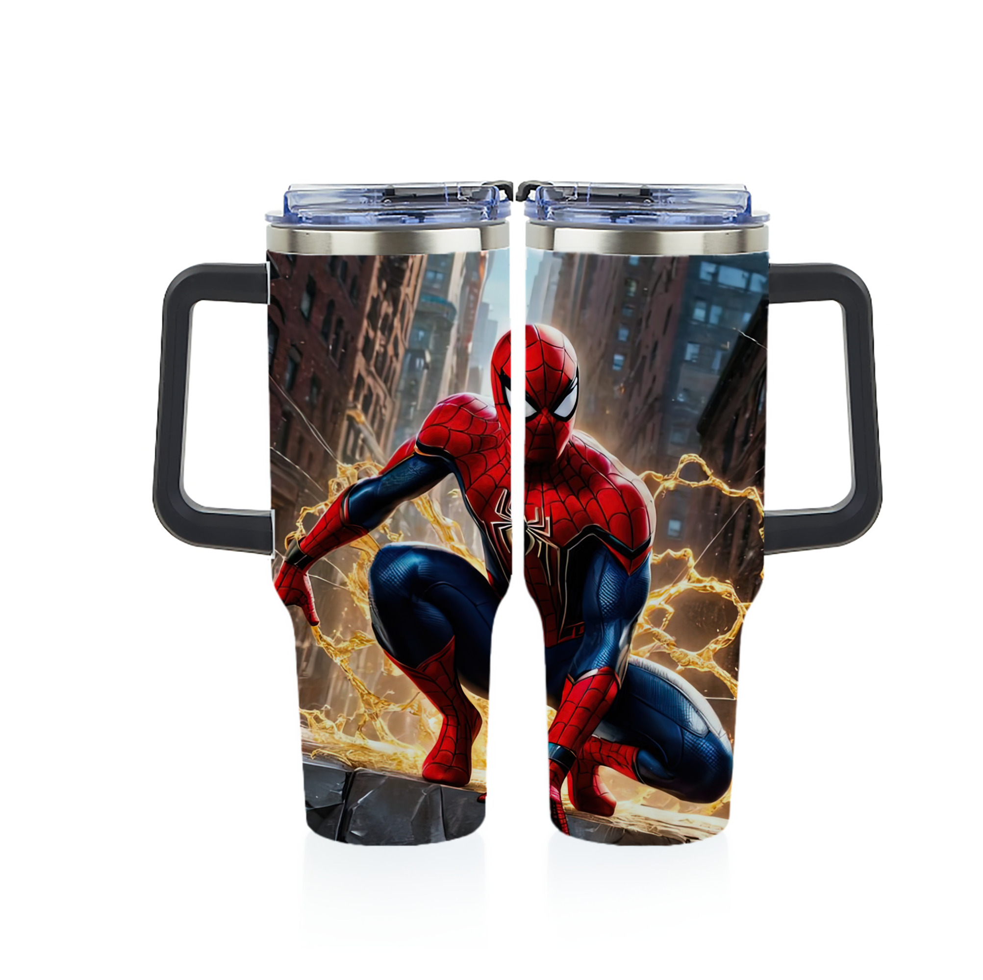 Spider Man スパイダーマン 1200ｍLフルプリント車用タンブラー