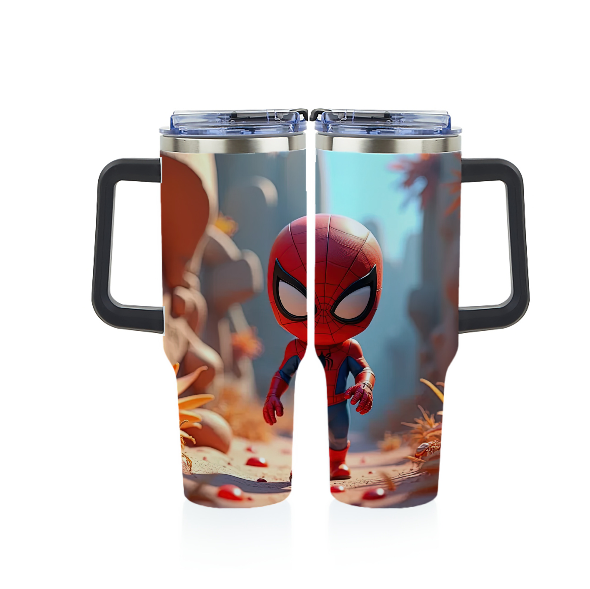 （画像用） Spider Man スパイダーマン 1200ｍLフルプリント車用タンブラー