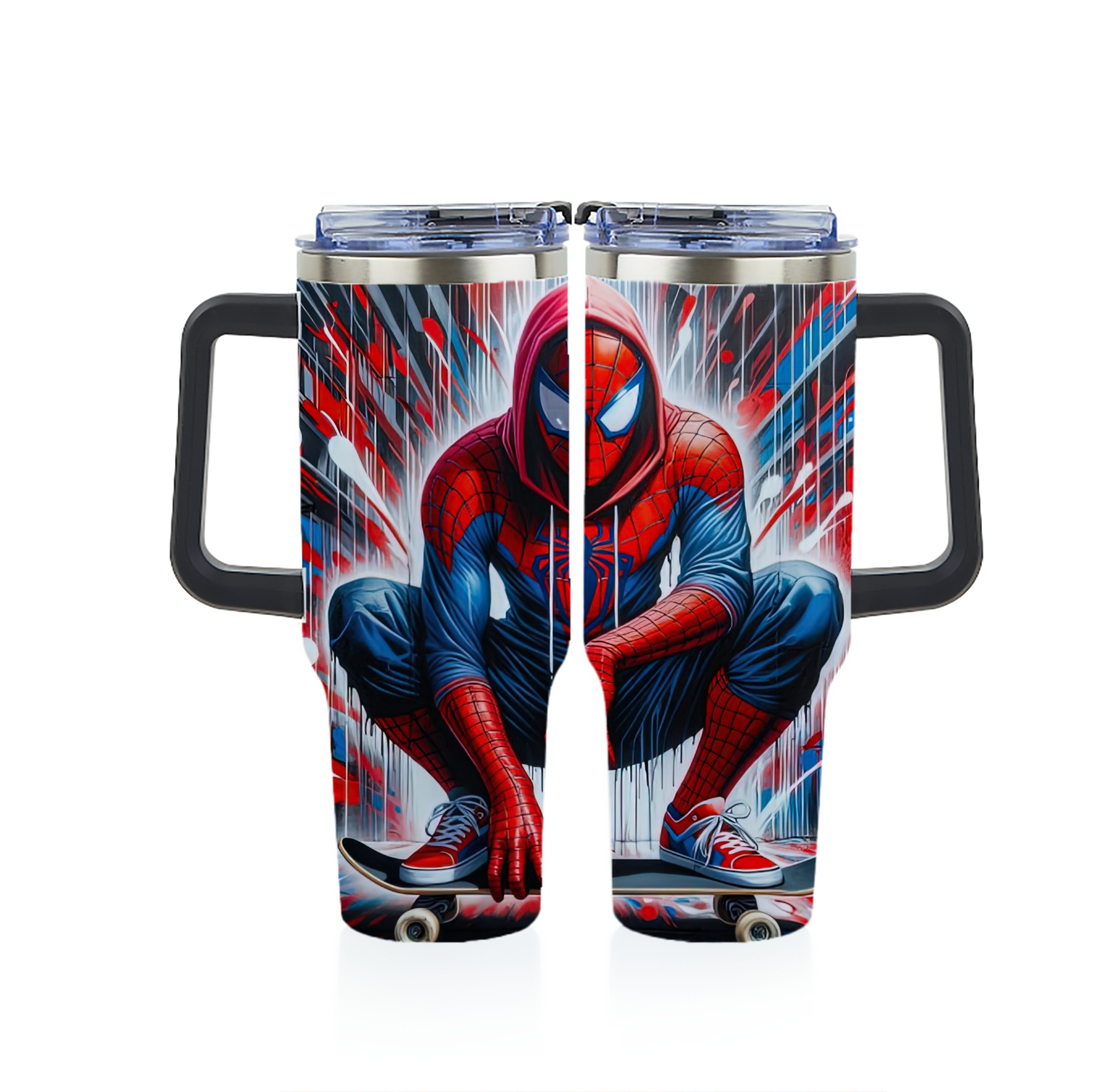 Spider Man スパイダーマン 1200ｍLフルプリント車用タンブラー