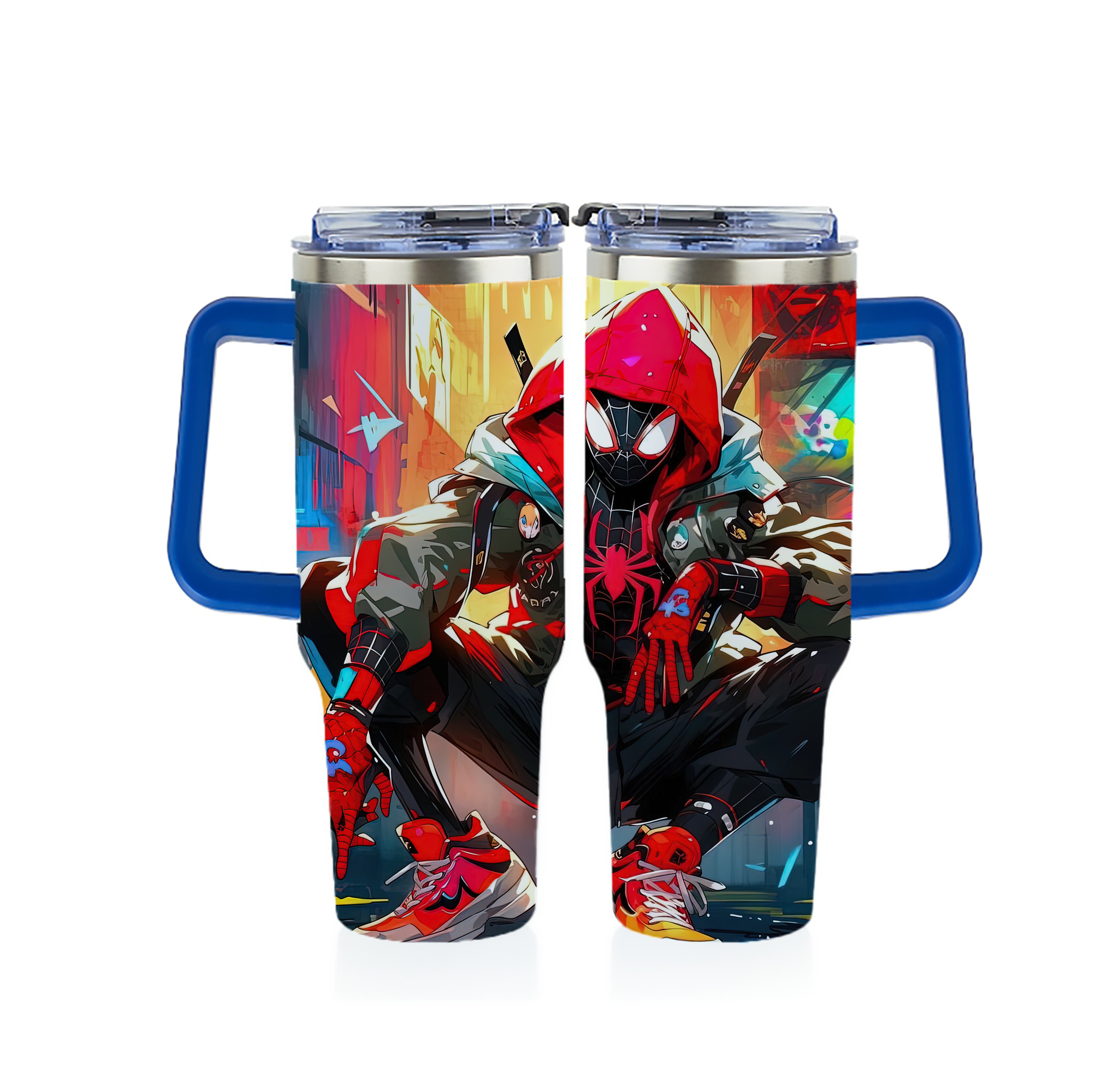 （画像用） Spider Man スパイダーマン 1200ｍLフルプリント車用タンブラー