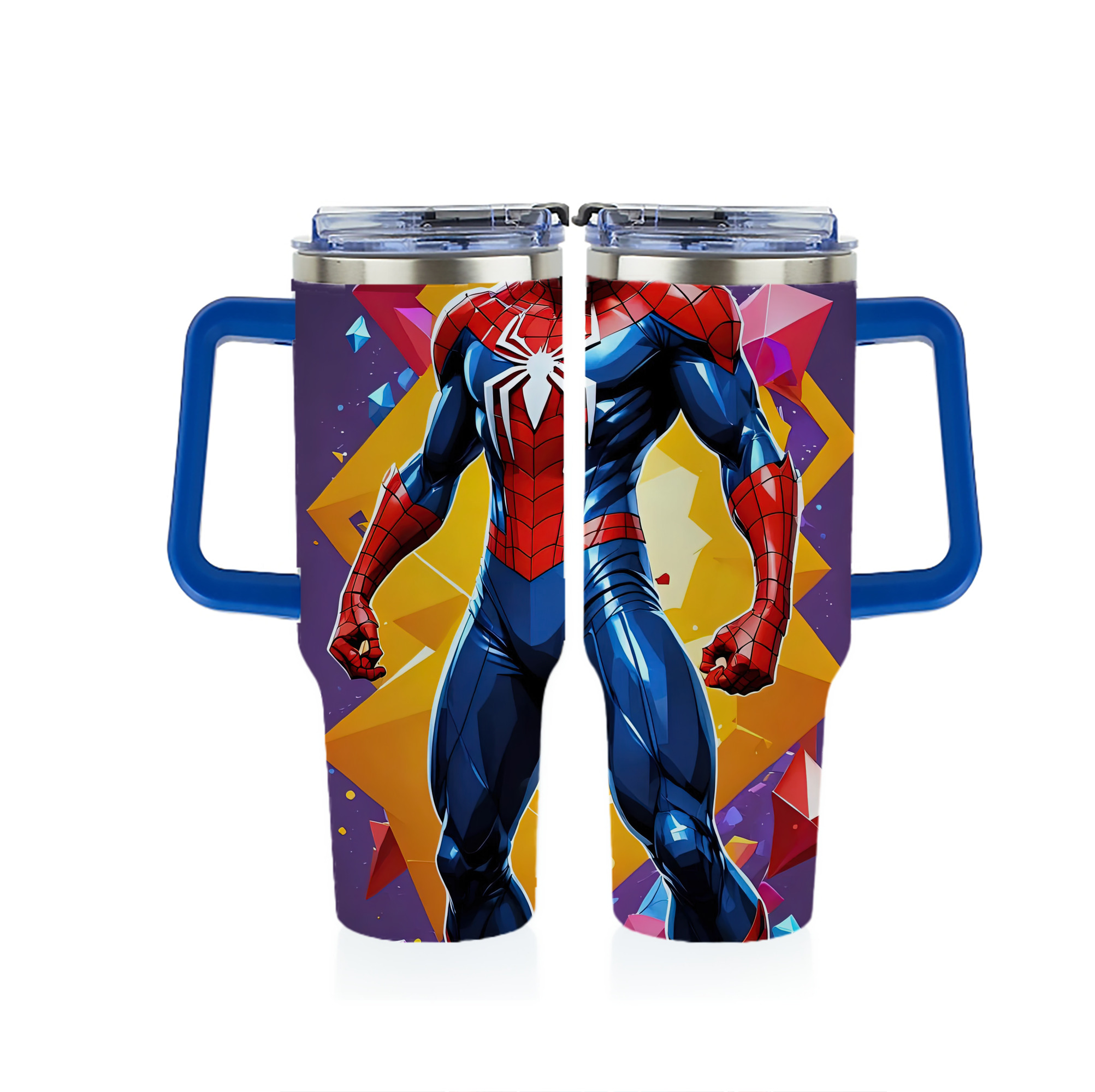 （画像用） Spider Man スパイダーマン 1200ｍLフルプリント車用タンブラー