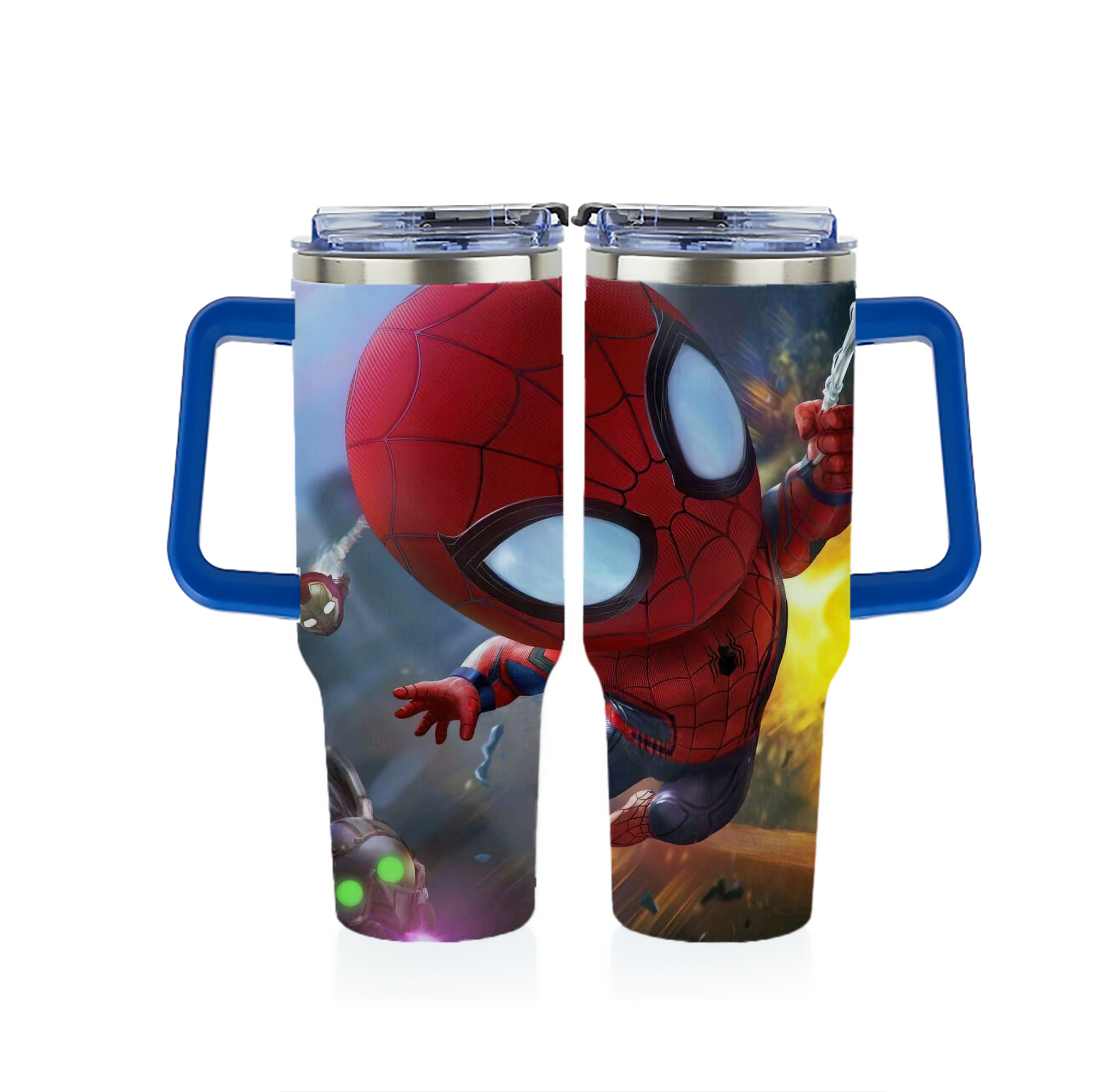 （画像用） Spider Man スパイダーマン 1200ｍLフルプリント車用タンブラー