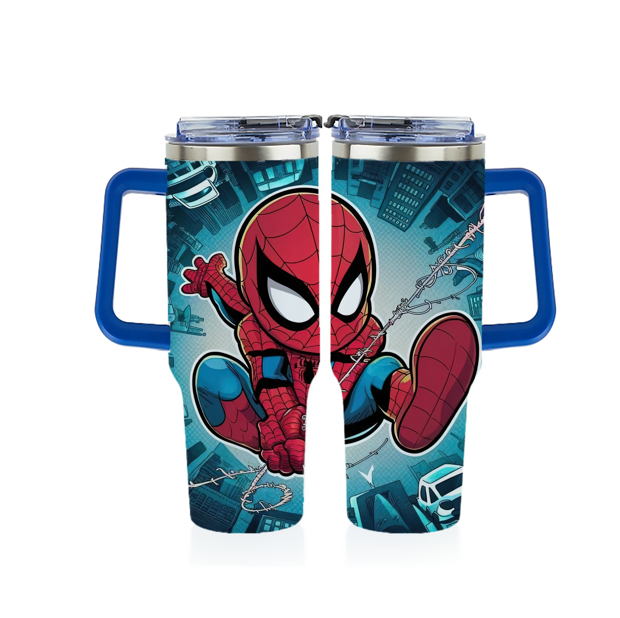 （画像用） Spider Man スパイダーマン 1200ｍLフルプリント車用タンブラー
