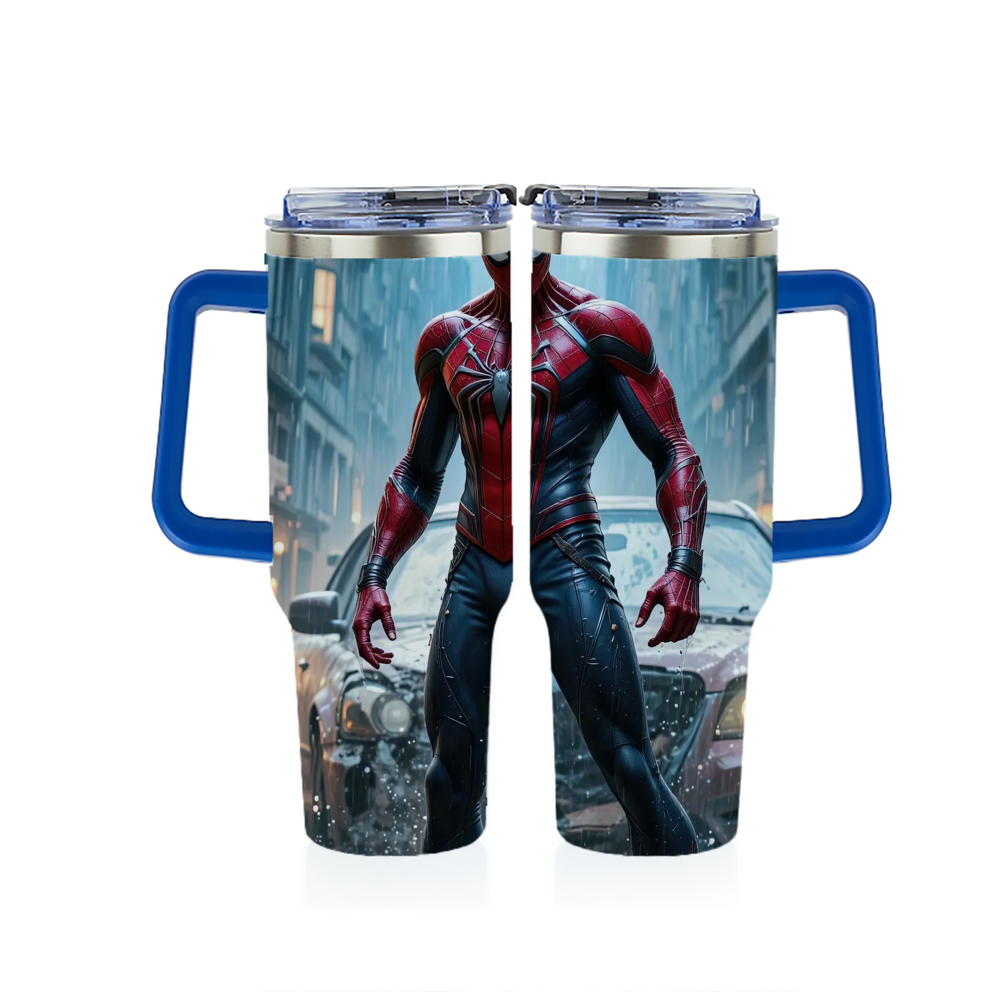 （画像用） Spider Man スパイダーマン 1200ｍLフルプリント車用タンブラー