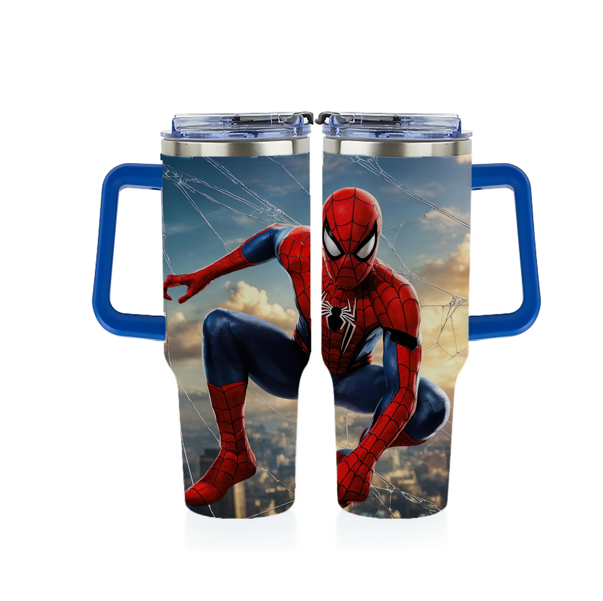 （画像用） Spider Man スパイダーマン 1200ｍLフルプリント車用タンブラー