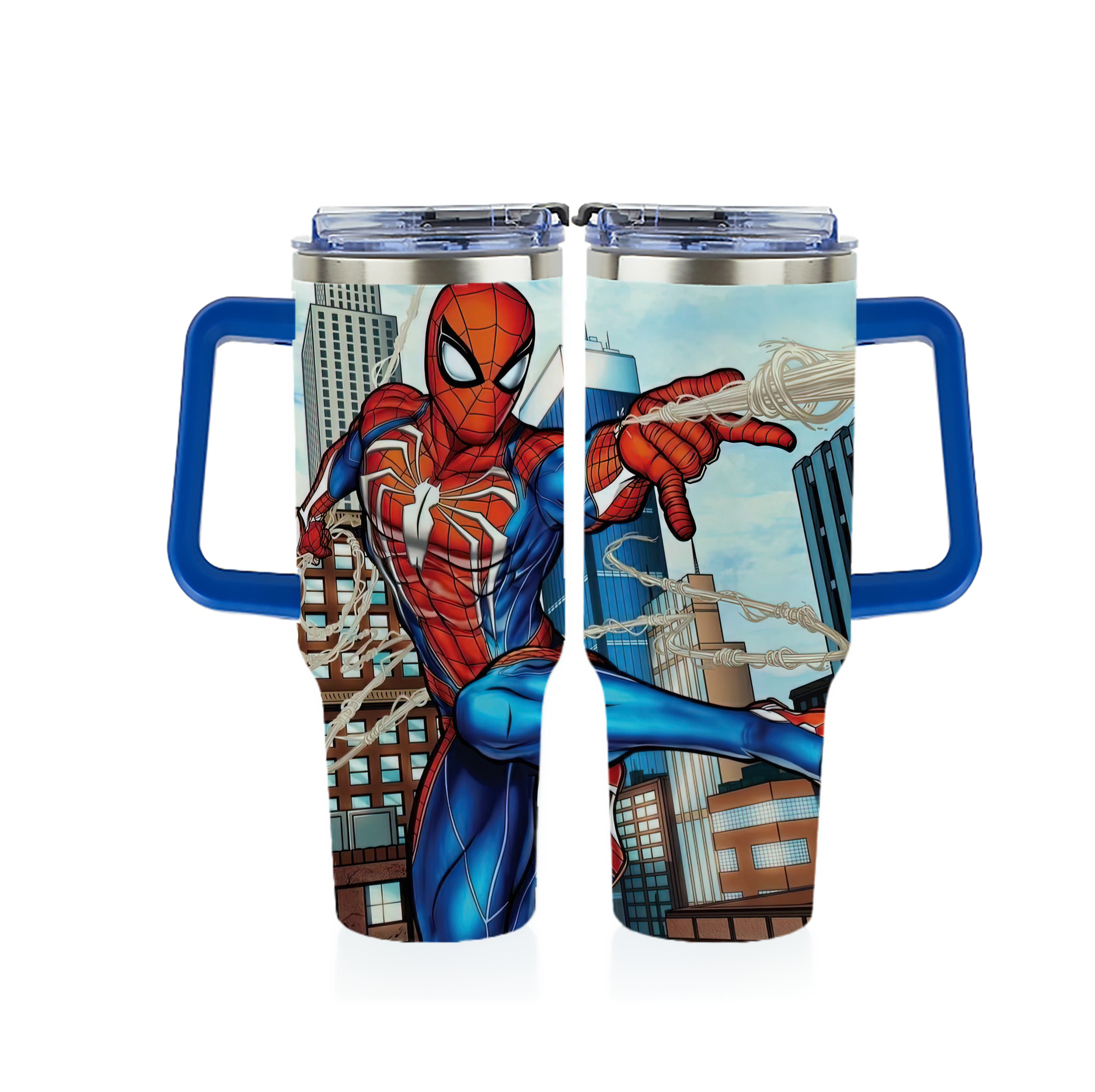 （画像用） Spider Man スパイダーマン 1200ｍLフルプリント車用タンブラー