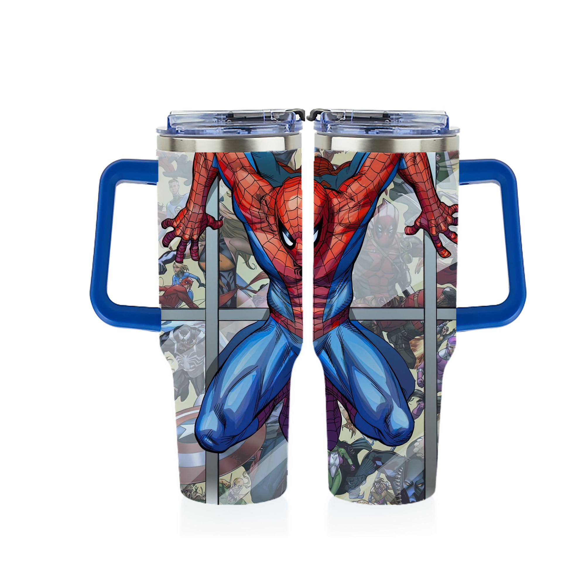 （画像用） Spider Man スパイダーマン 1200ｍLフルプリント車用タンブラー