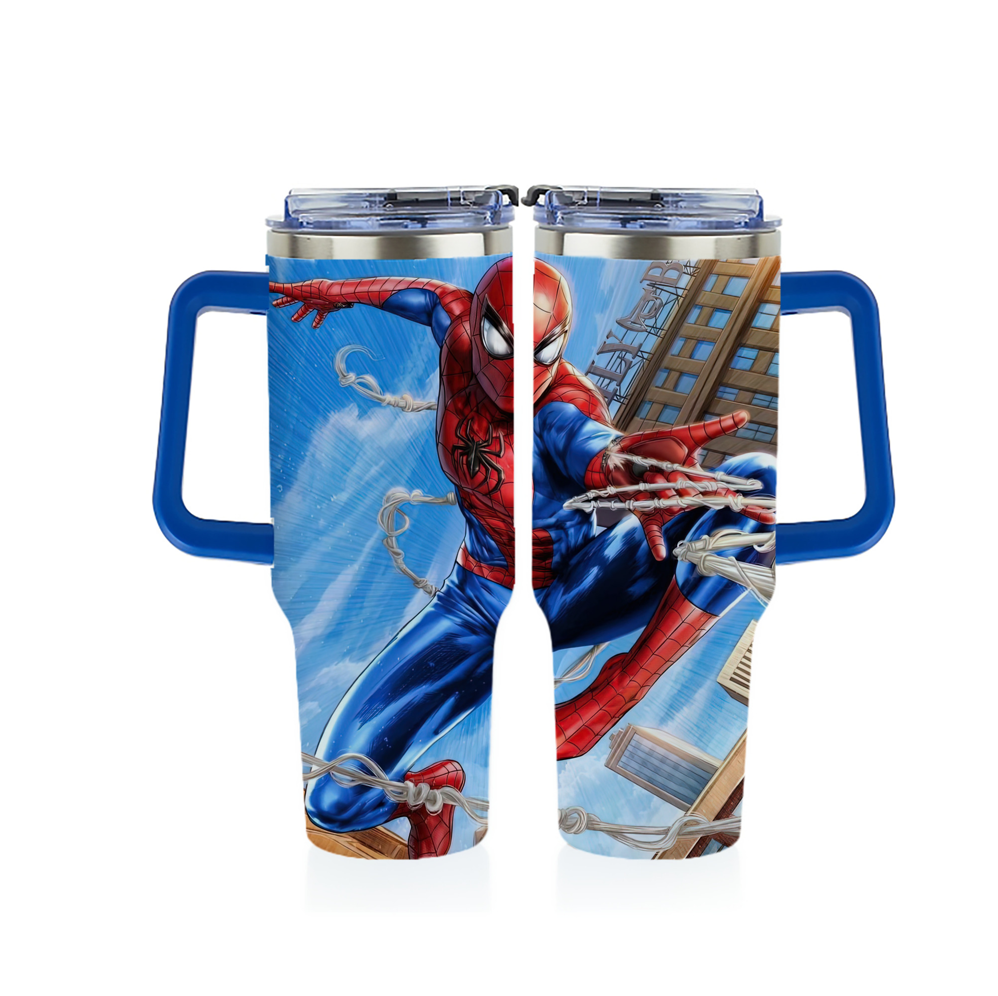 （画像用） Spider Man スパイダーマン 1200ｍLフルプリント車用タンブラー