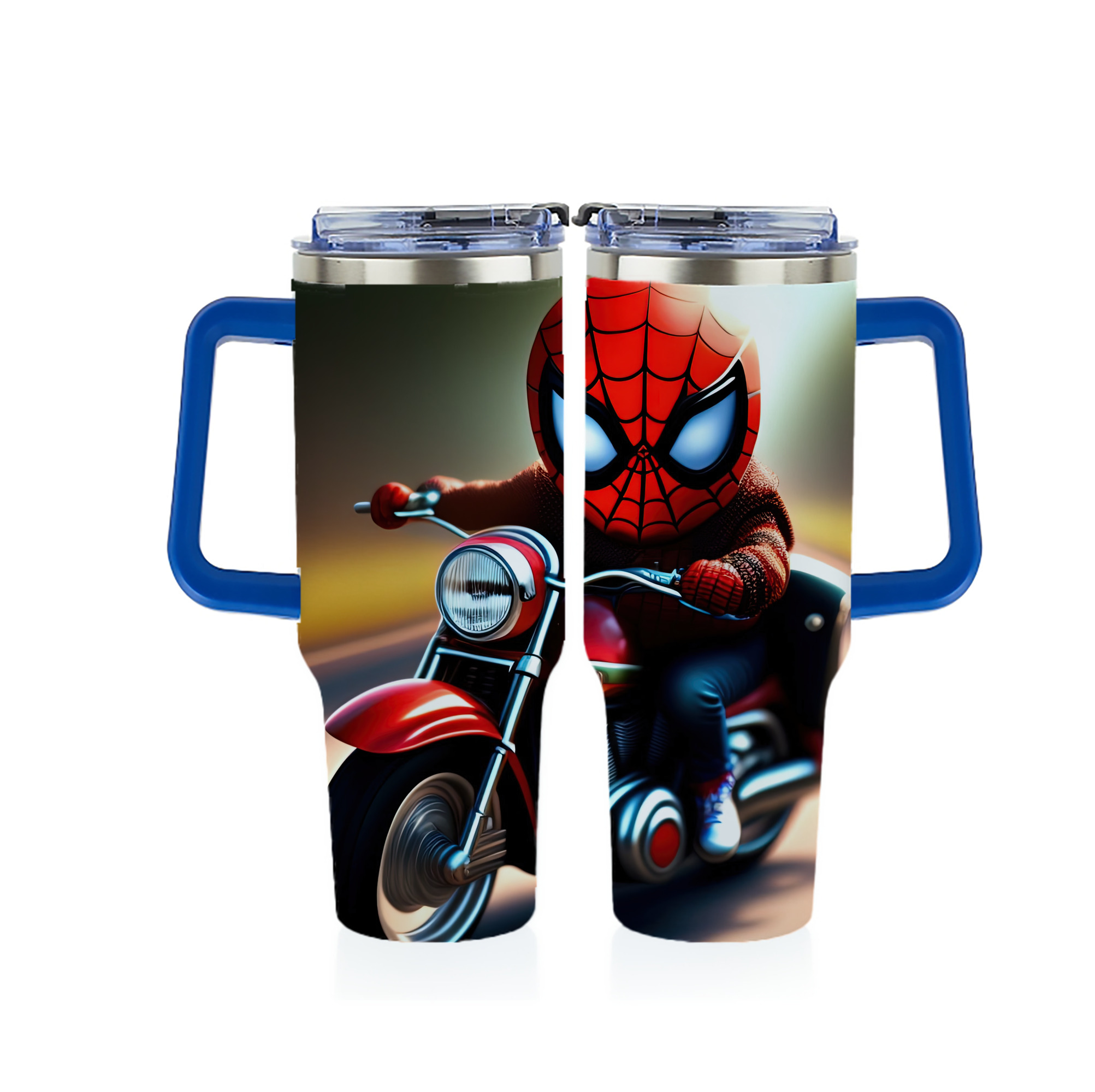 （画像用） Spider Man スパイダーマン 1200ｍLフルプリント車用タンブラー