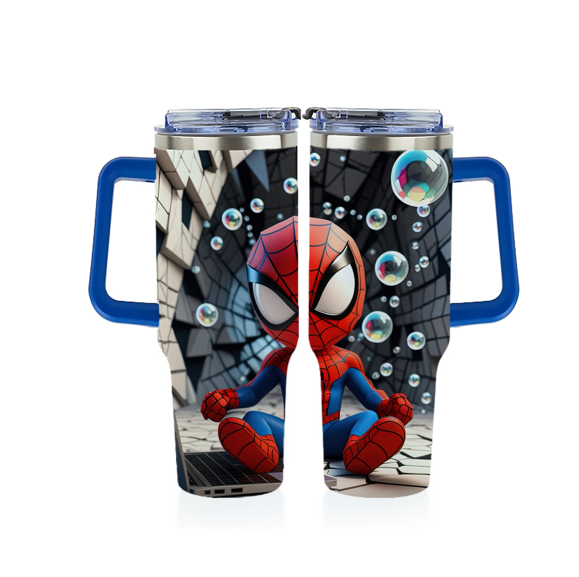 （画像用） Spider Man スパイダーマン 1200ｍLフルプリント車用タンブラー
