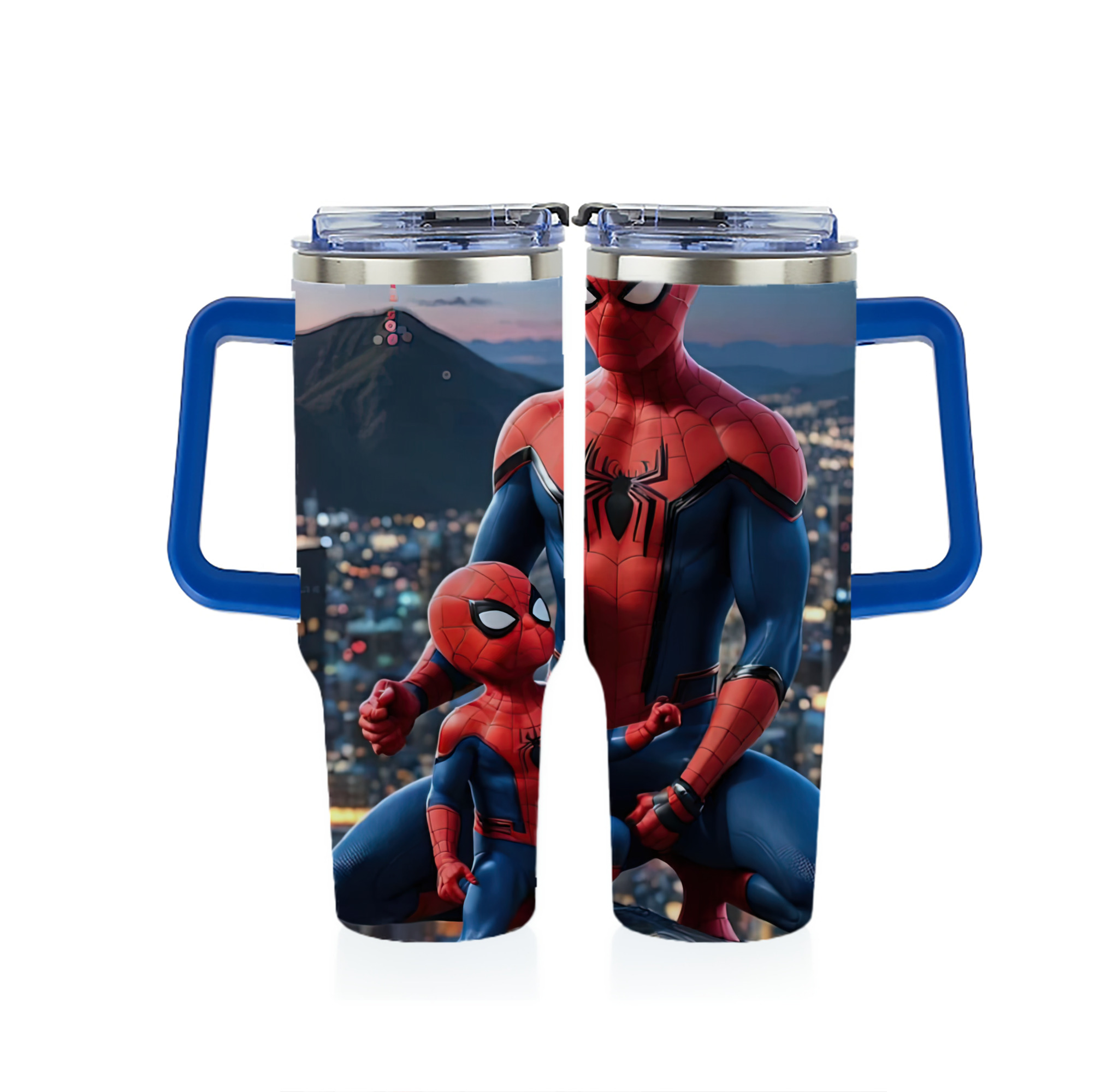 （画像用） Spider Man スパイダーマン 1200ｍLフルプリント車用タンブラー