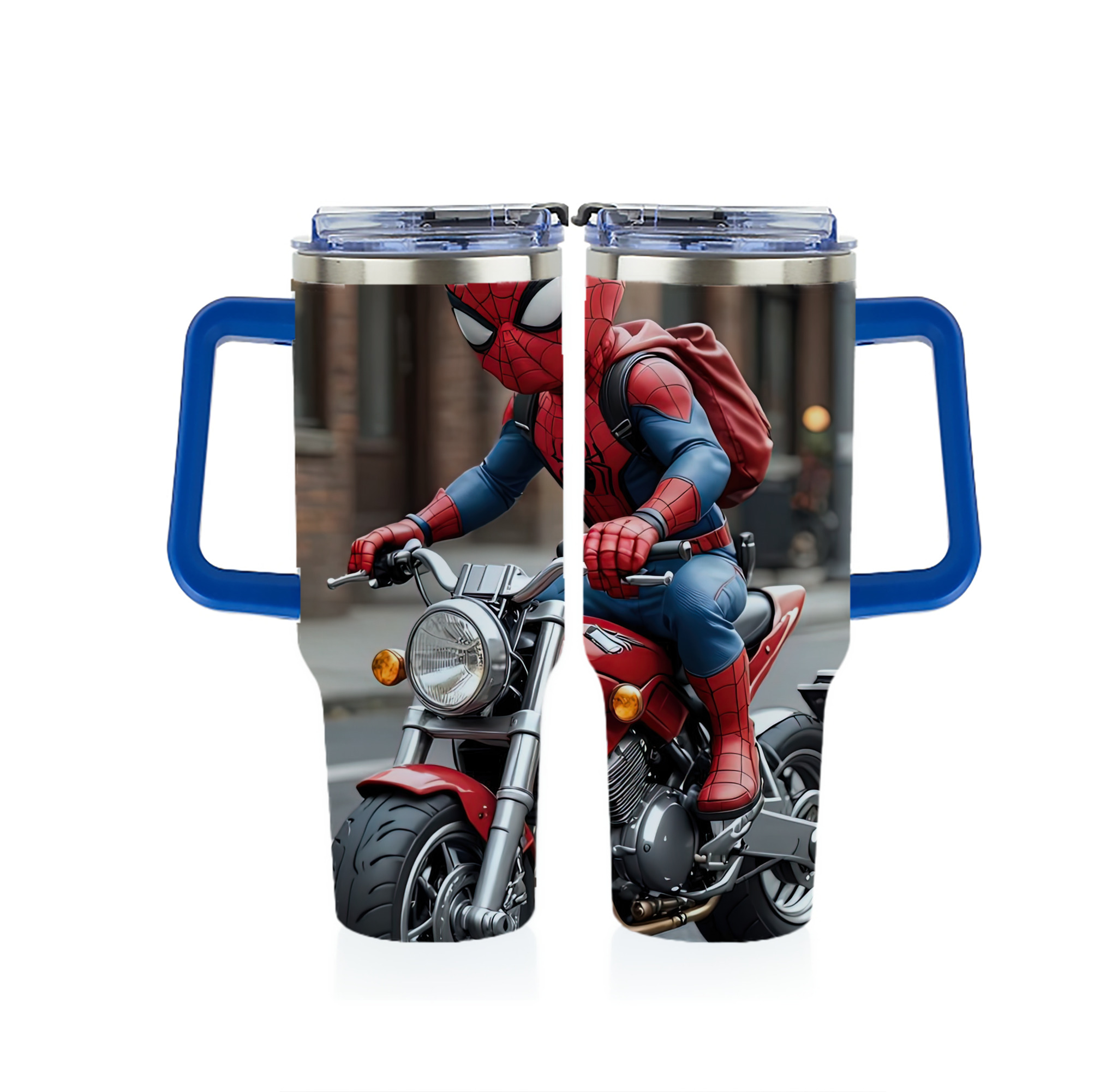 （画像用） Spider Man スパイダーマン 1200ｍLフルプリント車用タンブラー