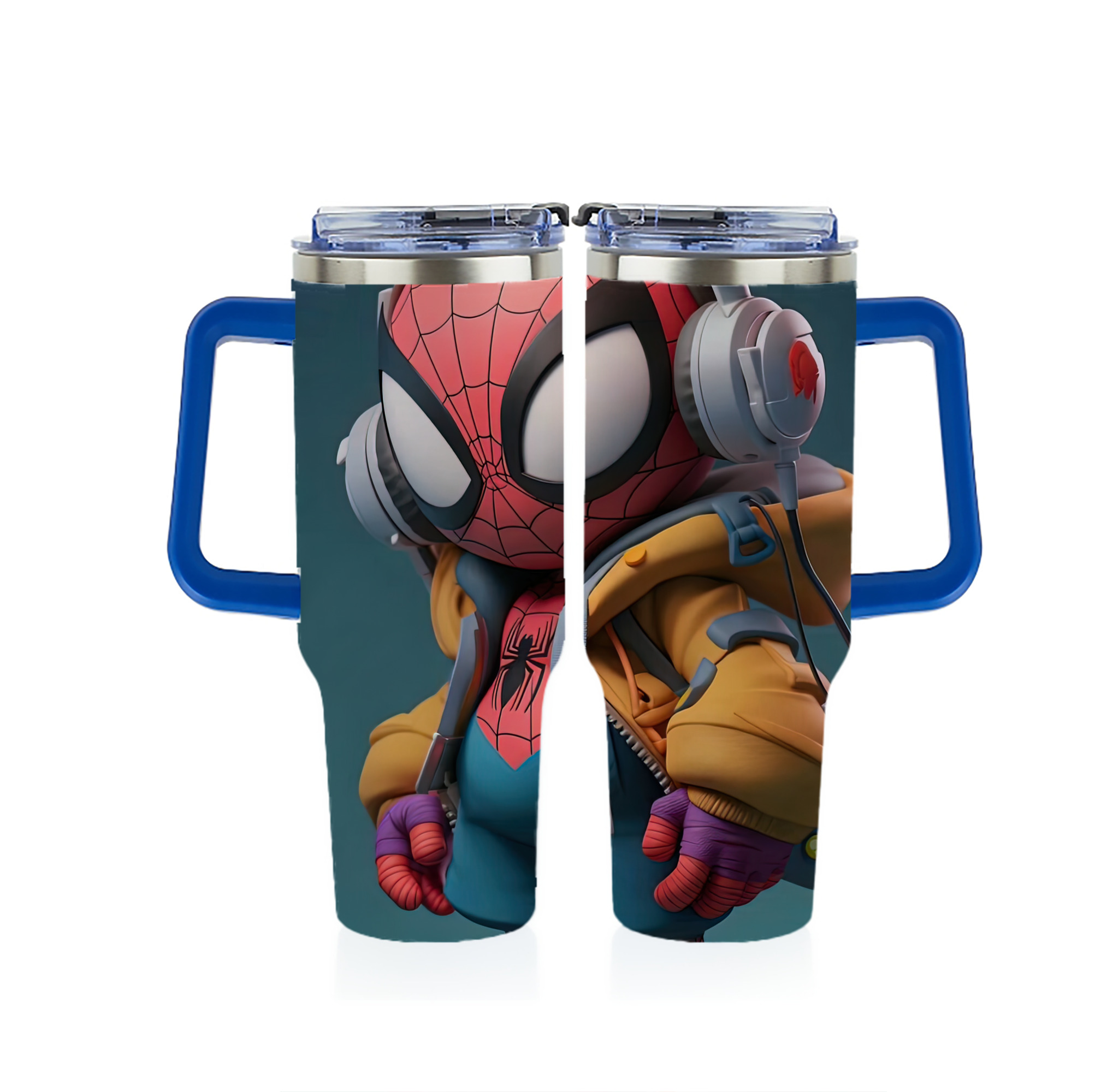 Spider Man スパイダーマン 1200ｍLフルプリント車用タンブラー