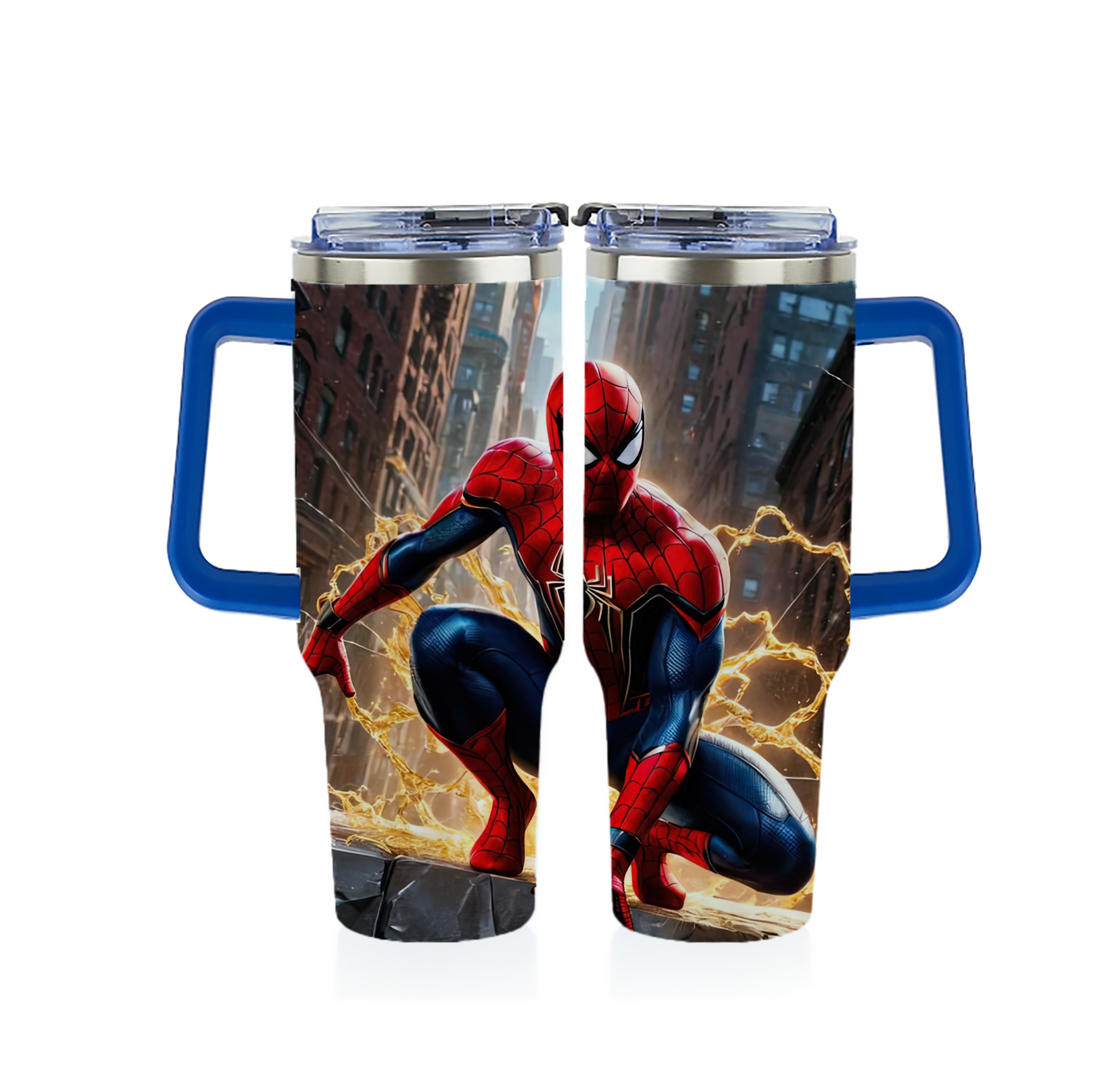Spider Man スパイダーマン 1200ｍLフルプリント車用タンブラー