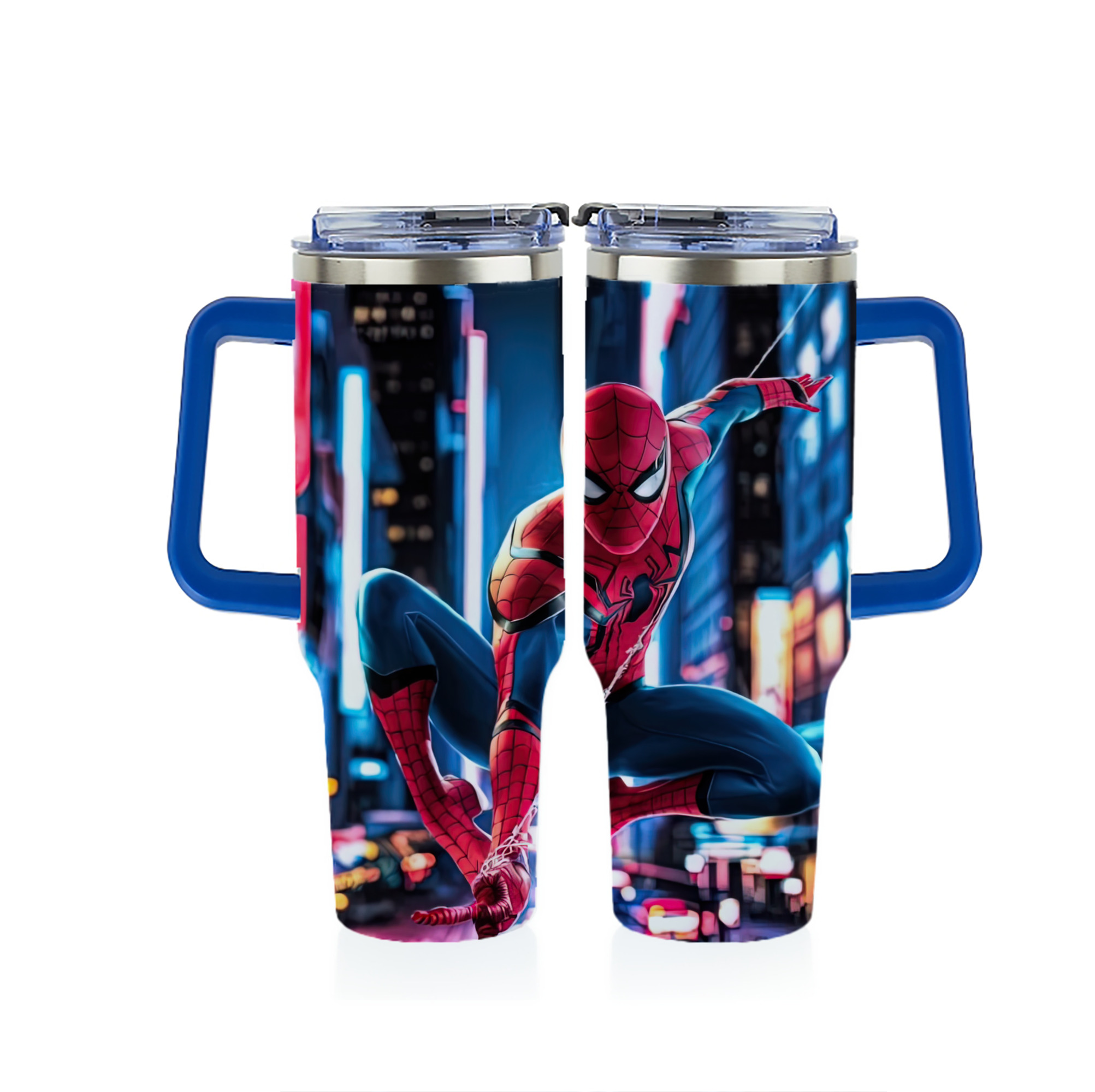 （画像用） Spider Man スパイダーマン 1200ｍLフルプリント車用タンブラー