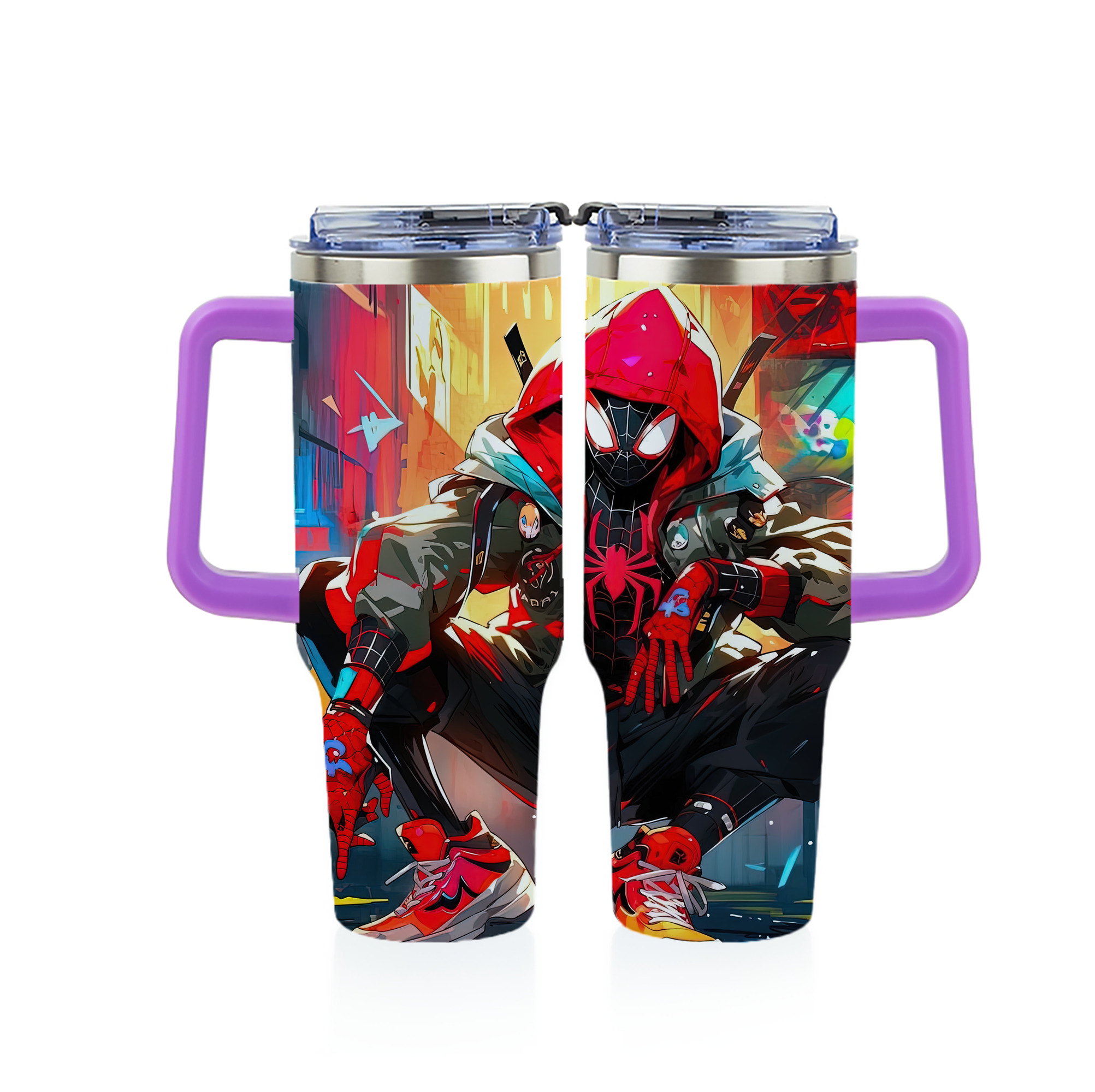 （画像用） Spider Man スパイダーマン 1200ｍLフルプリント車用タンブラー