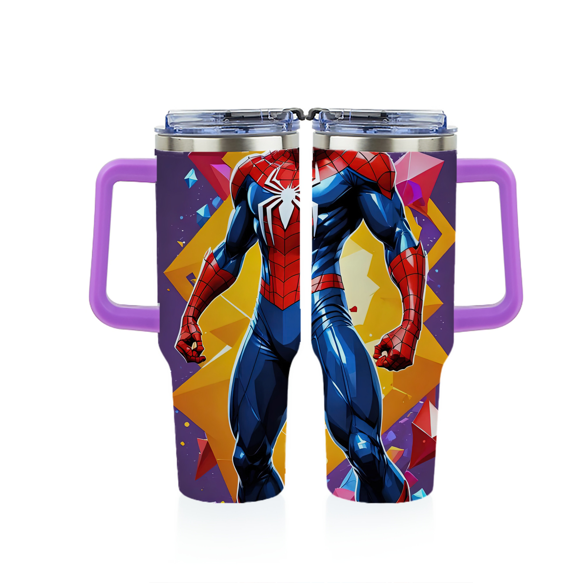 （画像用） Spider Man スパイダーマン 1200ｍLフルプリント車用タンブラー